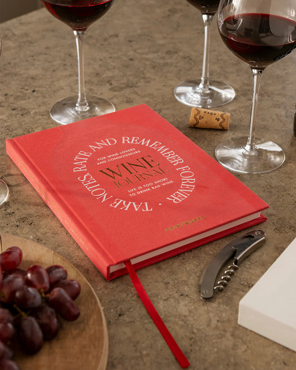 Printworks Wine Tasting Journal - Oosterlinck Home