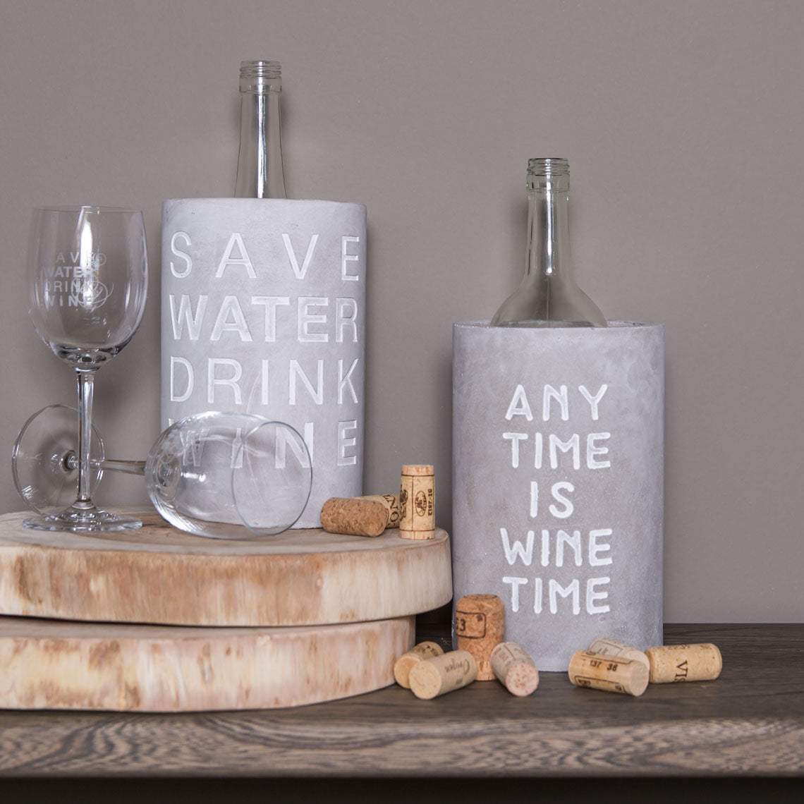 Räder Wijnkoeler Save water, drink wine - Oosterlinck Home