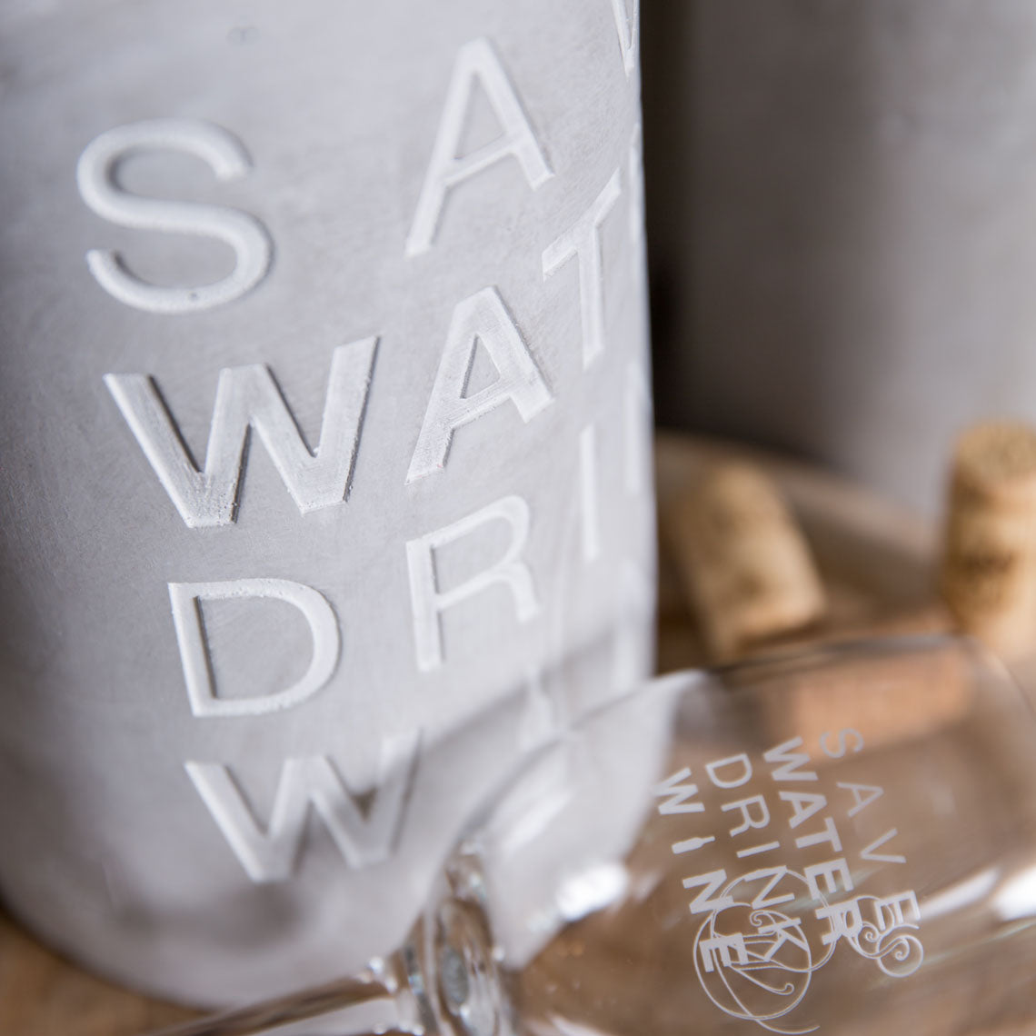Räder Wijnkoeler Save water, drink wine - Oosterlinck Home
