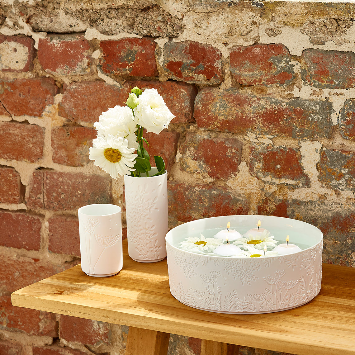 Räder Winter Forest schaal bloemenmotief - Oosterlinck Home