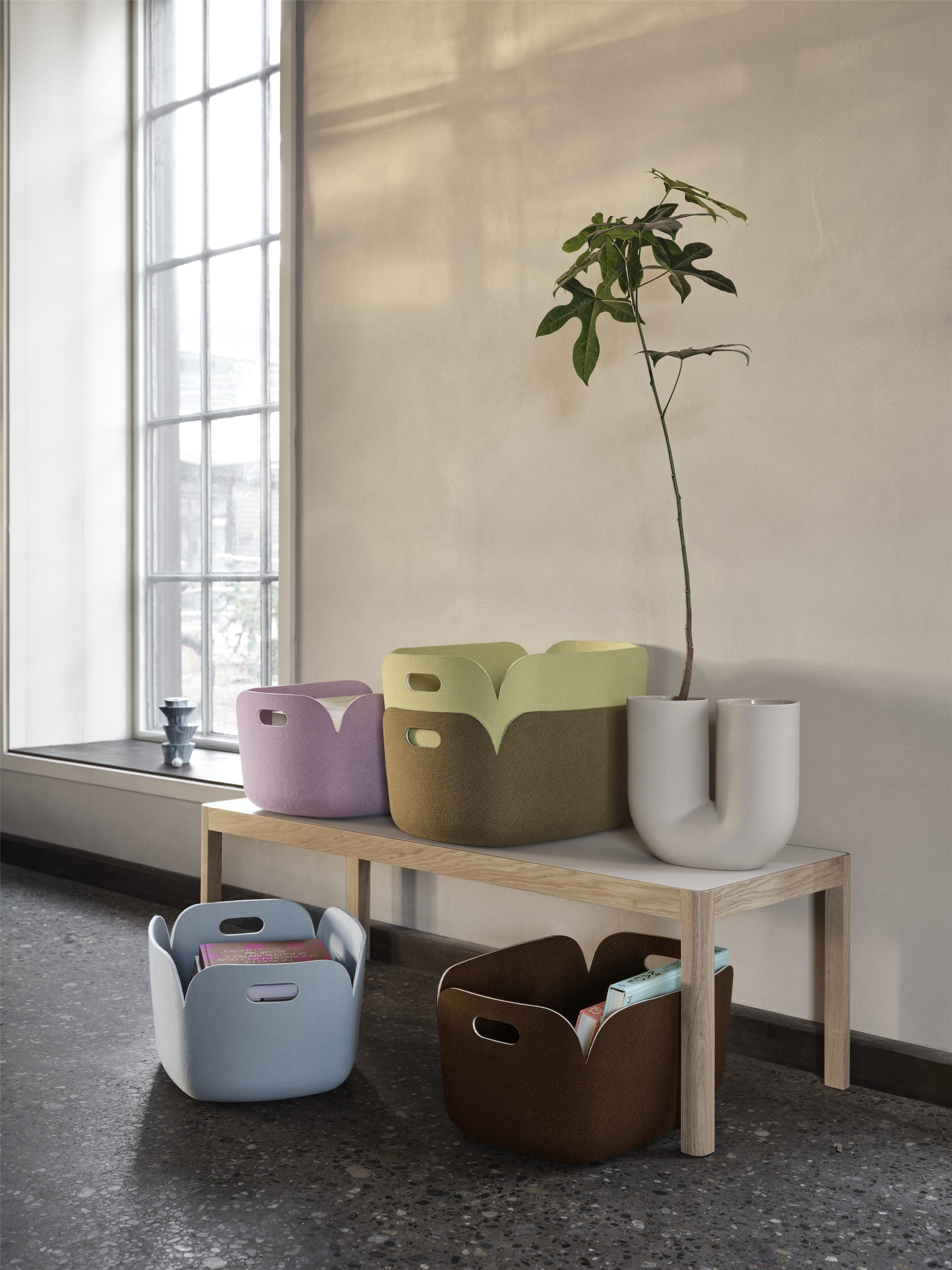 Muuto Restore Basket vierkant - kleurvarianten - Oosterlinck