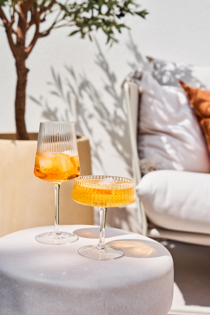 Salt&Pepper Ray champagnecoupes - set van 4 - Oosterlinck