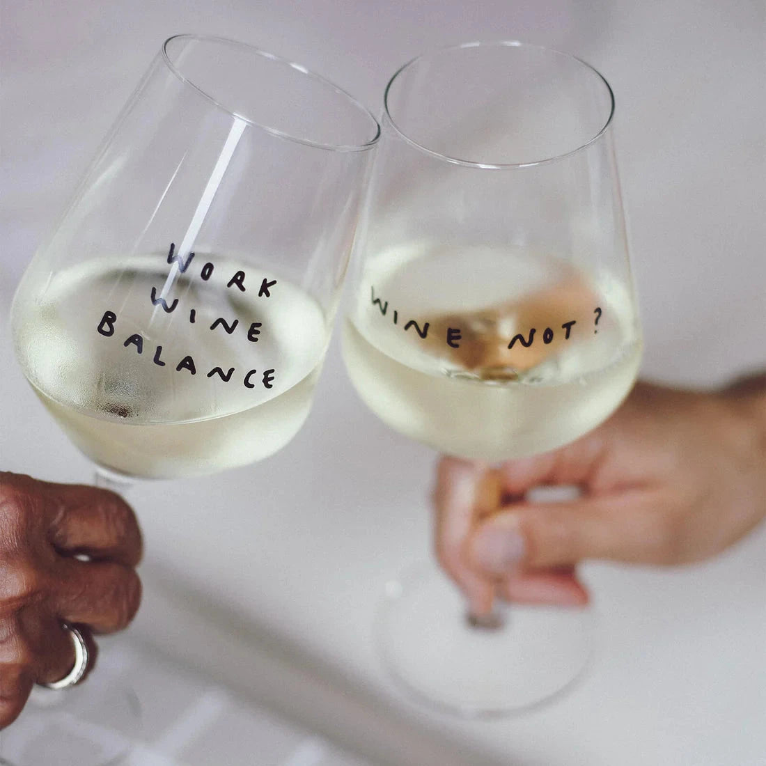 HOLY APEROLY - Glas " Wine not ? " - Oosterlinck