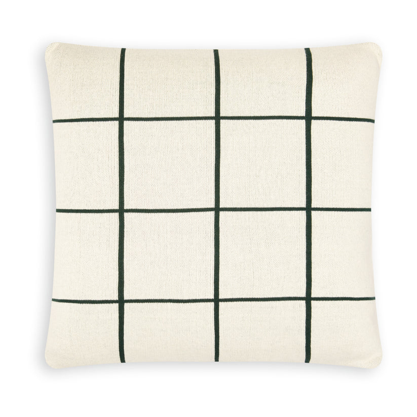 Sophie Home Kussen Grid Forest - Oosterlinck