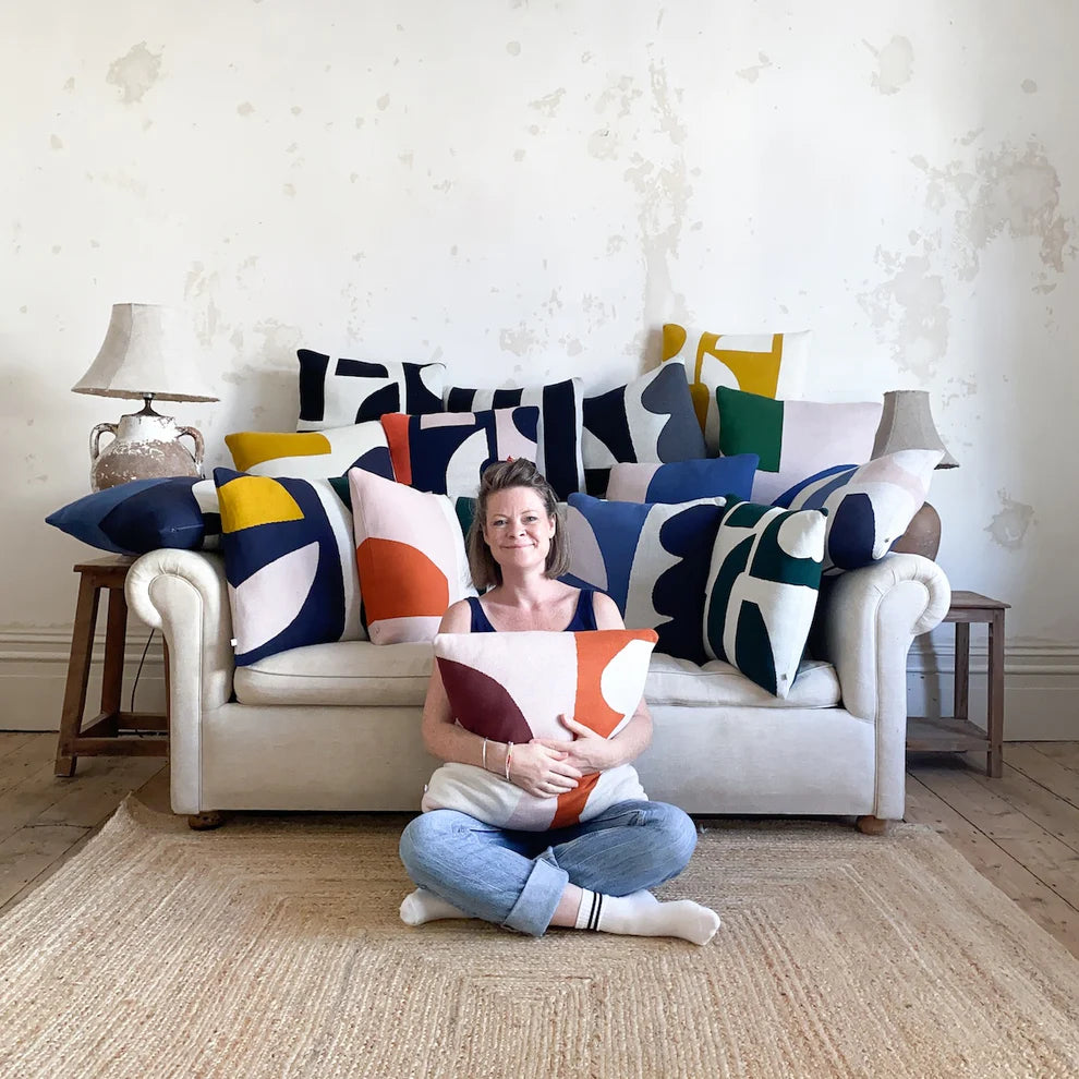 Sophie Home Kussen Orbi orange - Oosterlinck