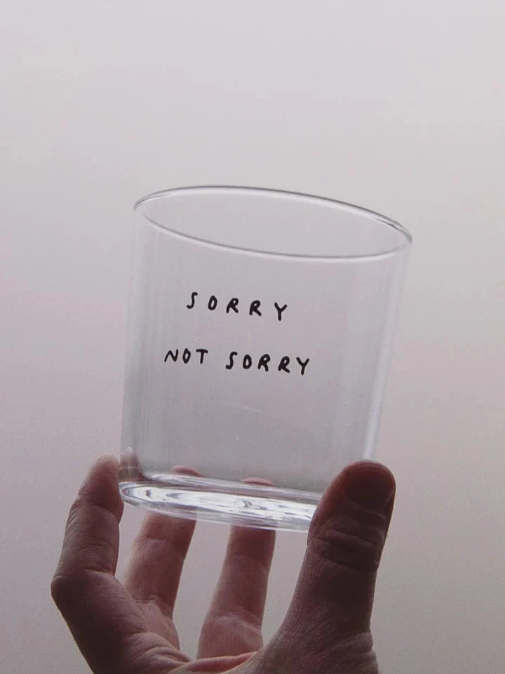 Yahya Studio Glas Sorry not sorry - Oosterlinck