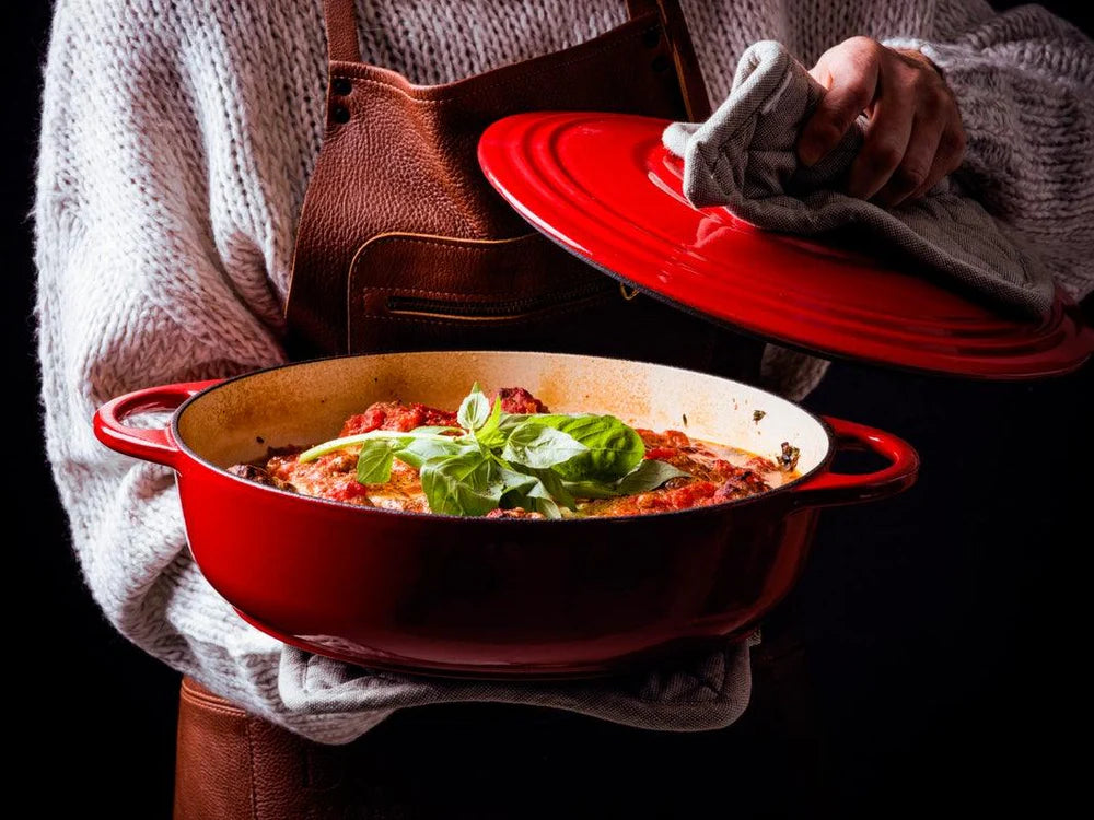 BK Bourgogne lage stoofpan 28cm - chili red - Oosterlinck