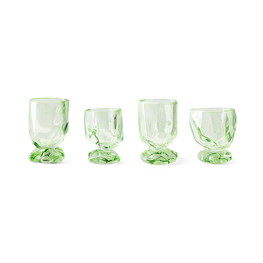 HK Living Glasses Peridot by Nienke Sikkema / Set van 4