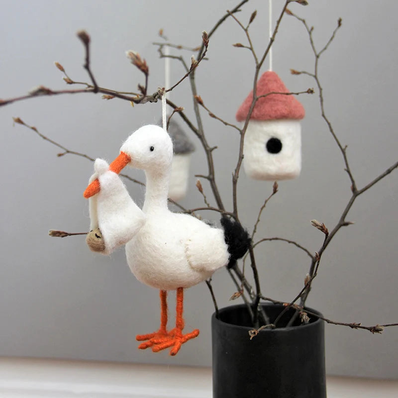 Gry & Sif Ooievaar met boreling vilt