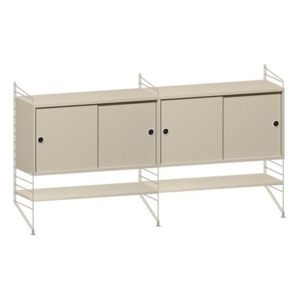 String System dressoir medium beige String System dressoir medium beige