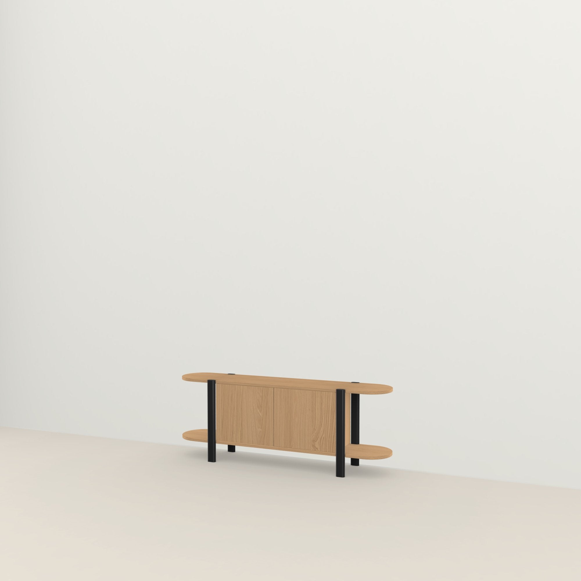 Studio Henk Oblique Cabinet - zwart frame - Oosterlinck Home