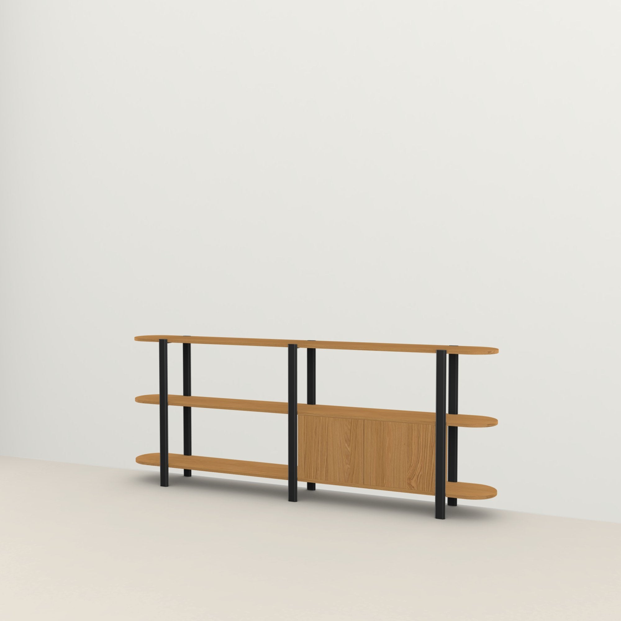 Studio Henk Oblique Cabinet - zwart frame - Oosterlinck Home