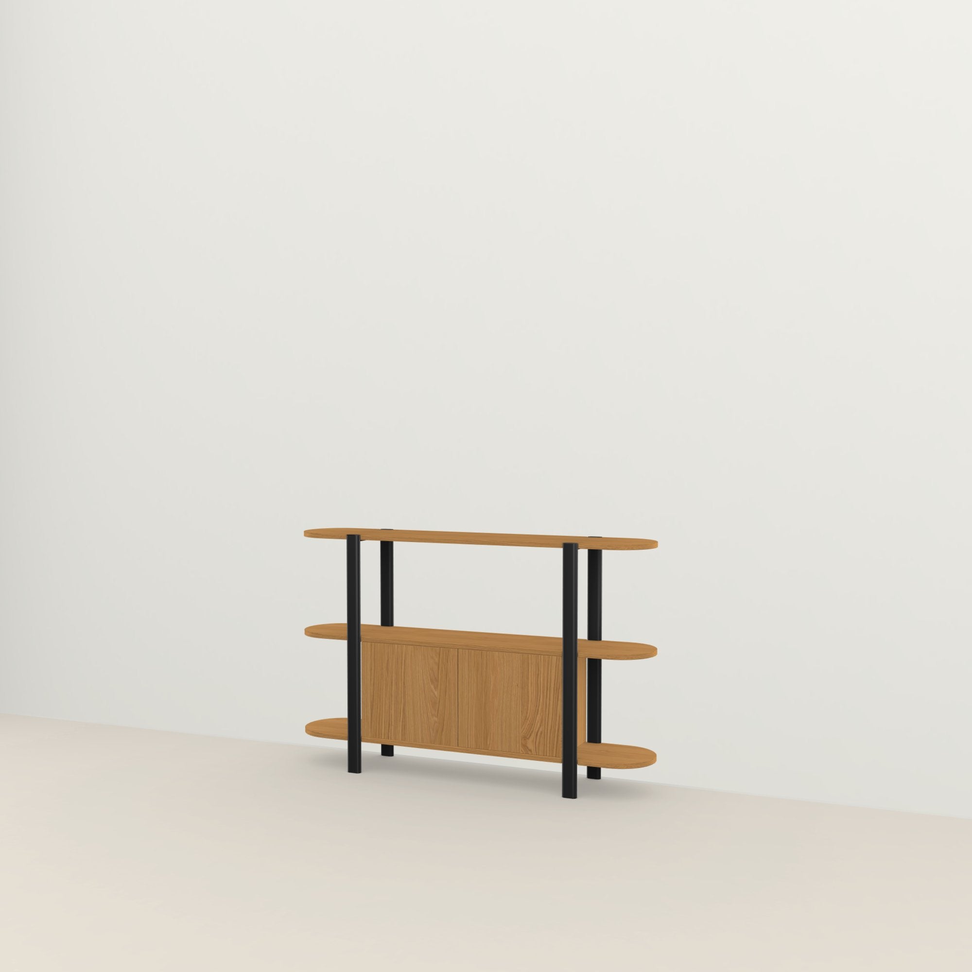 Studio Henk Oblique Cabinet - zwart frame - Oosterlinck Home