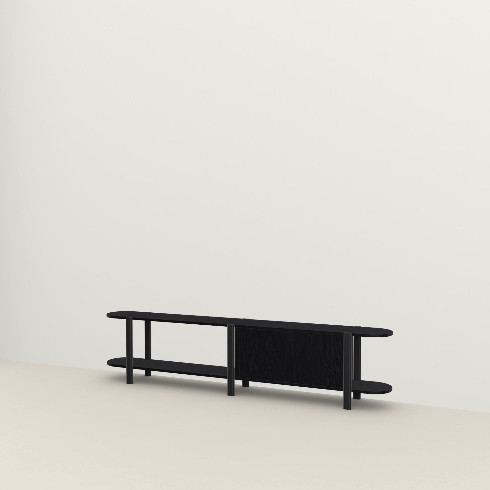 Studio Henk Oblique Cabinet - zwart frame - Oosterlinck Home
