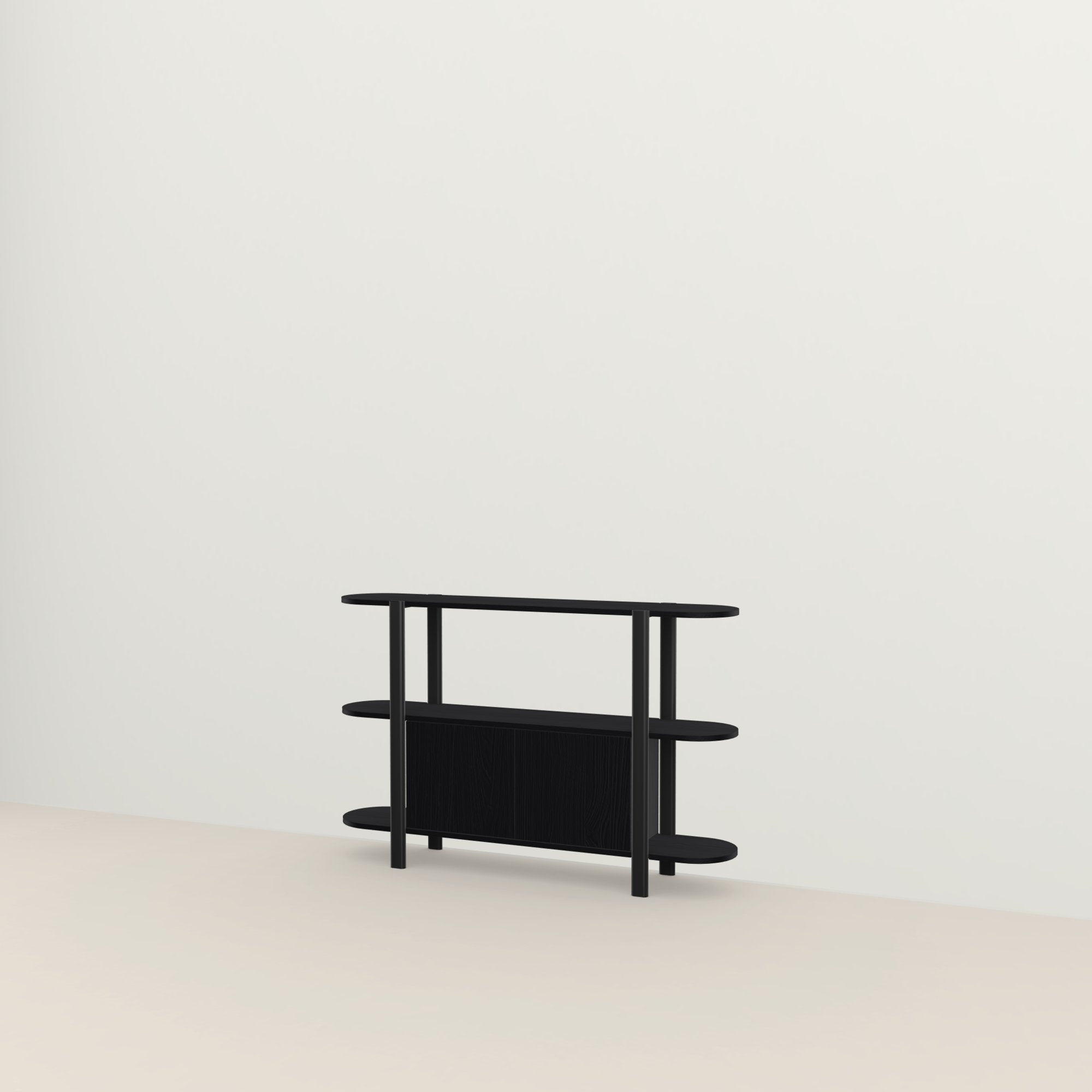 Studio Henk Oblique Cabinet - zwart frame - Oosterlinck Home