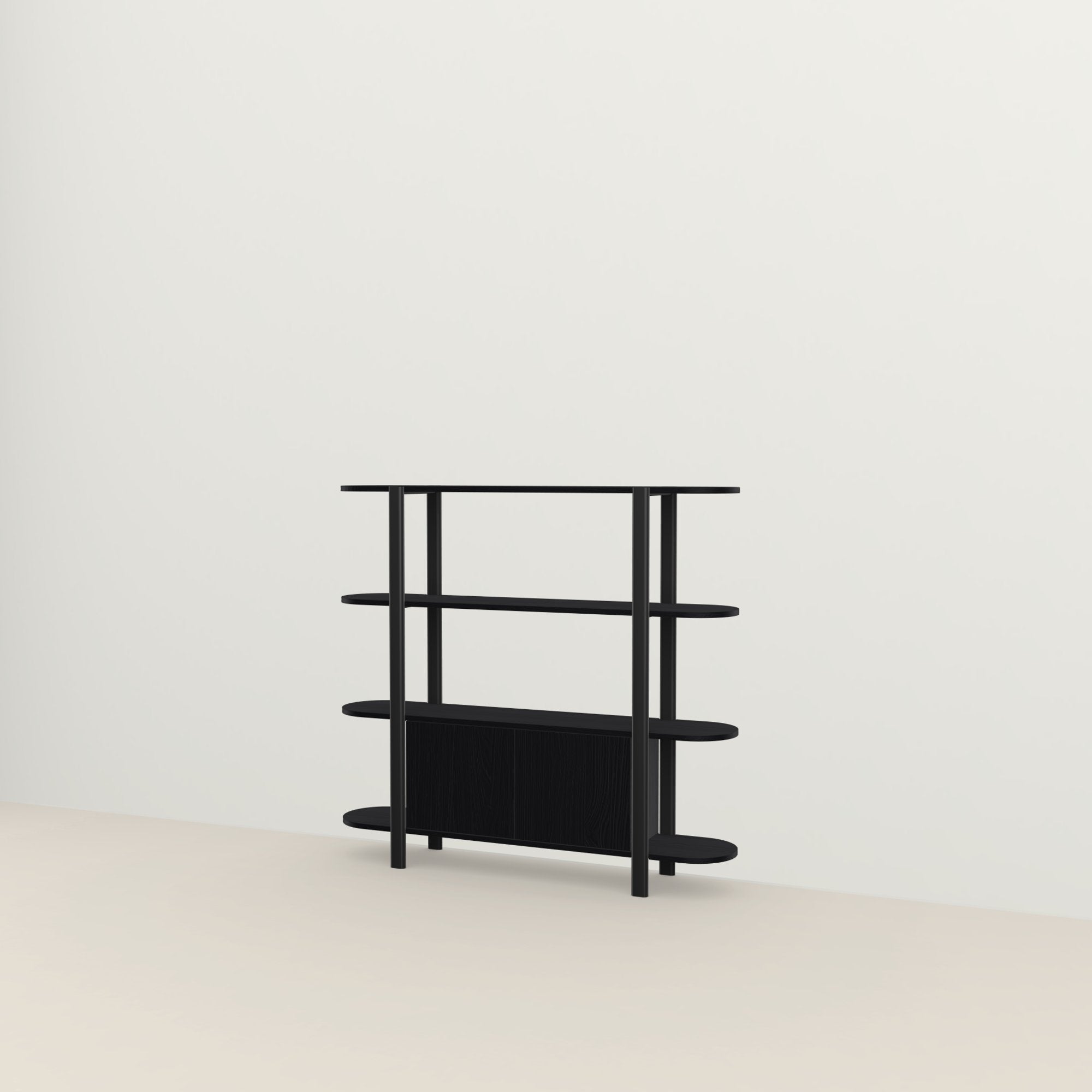 Studio Henk Oblique Cabinet - zwart frame - Oosterlinck Home