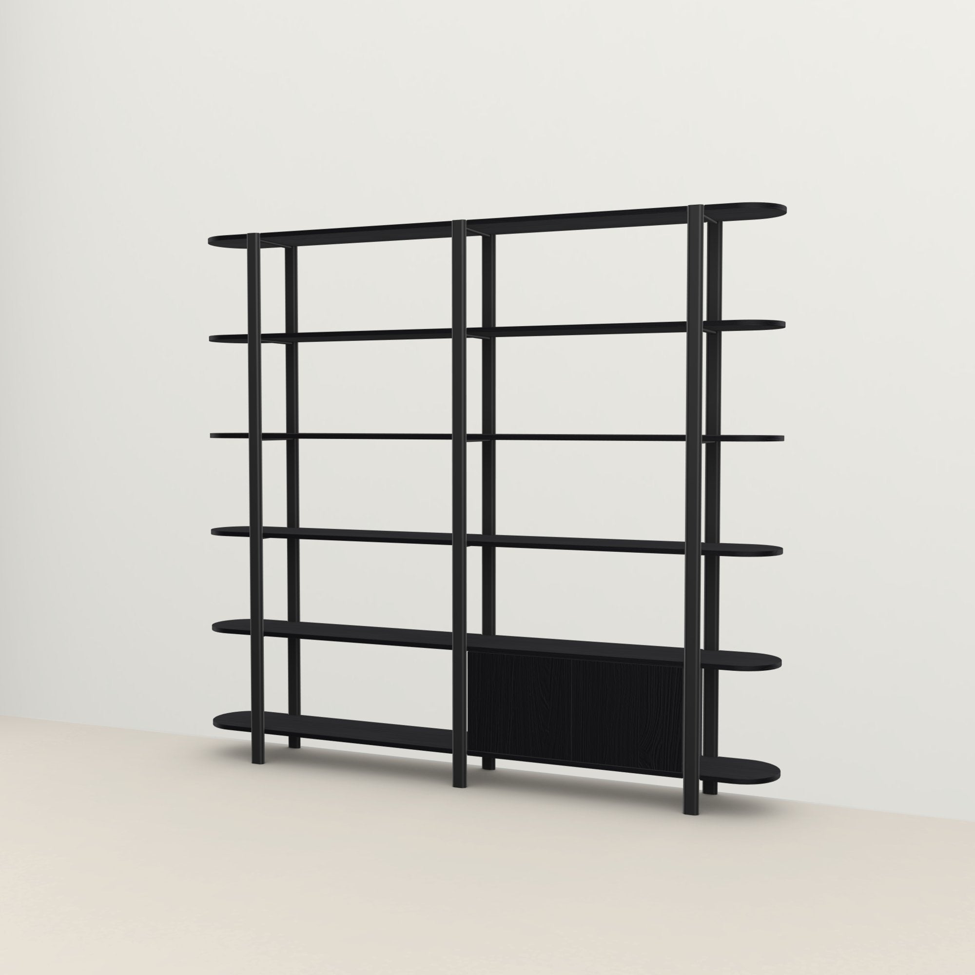 Studio Henk Oblique Cabinet - zwart frame - Oosterlinck Home