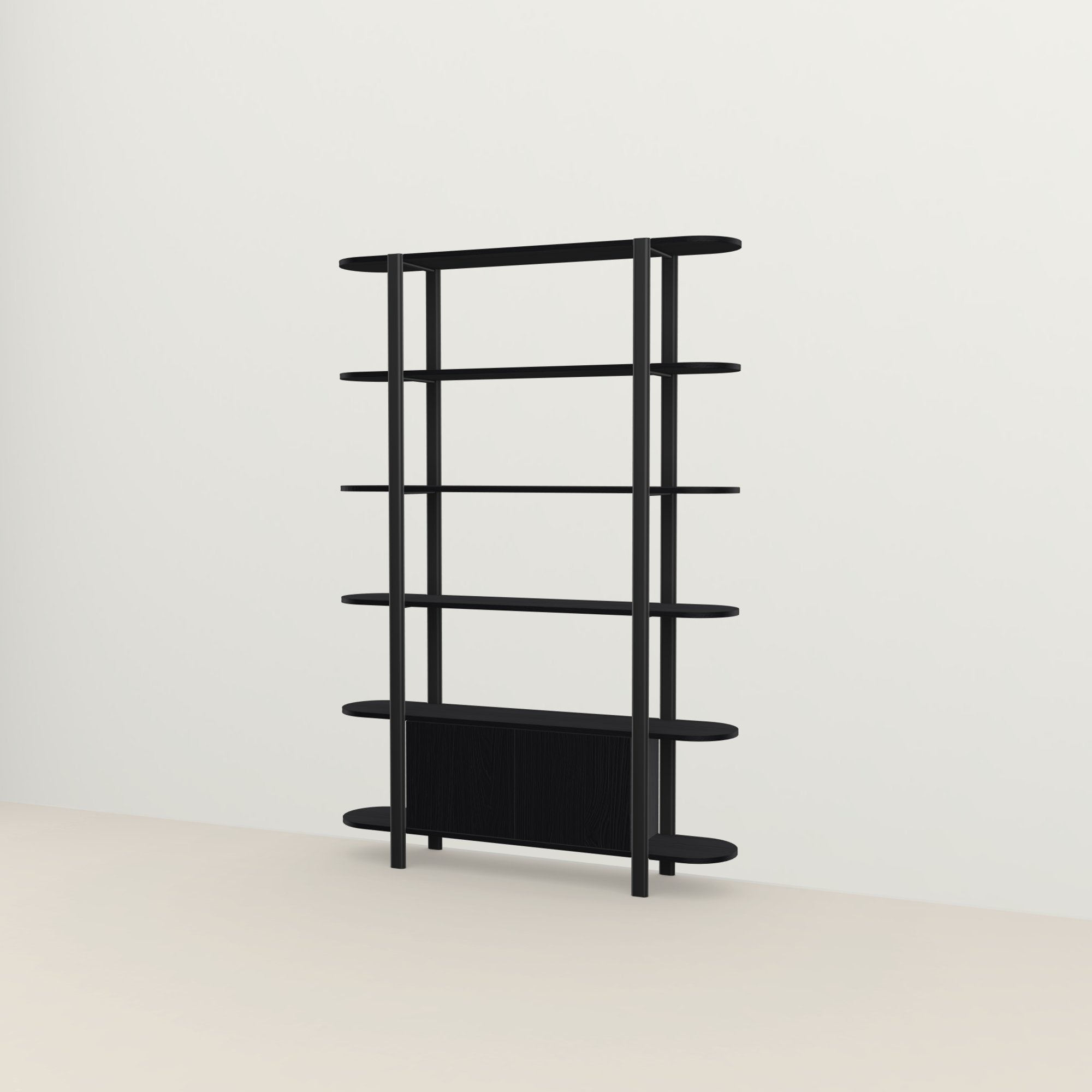Studio Henk Oblique Cabinet - zwart frame - Oosterlinck Home
