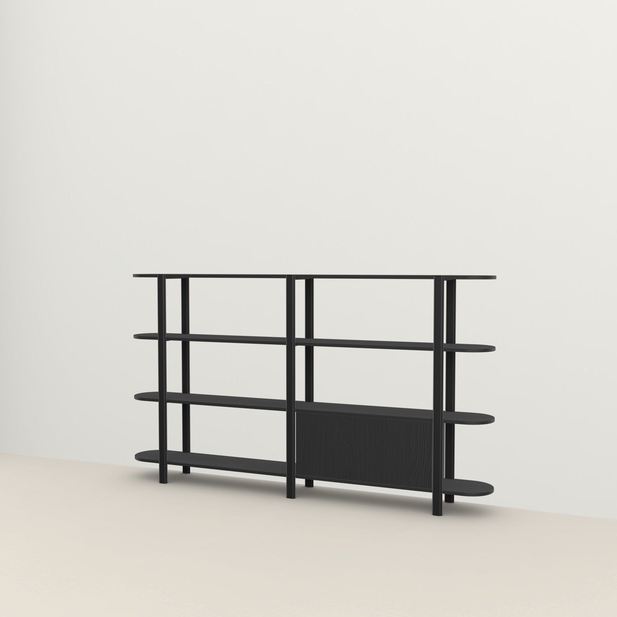 Studio Henk Oblique Cabinet - zwart frame - Oosterlinck Home