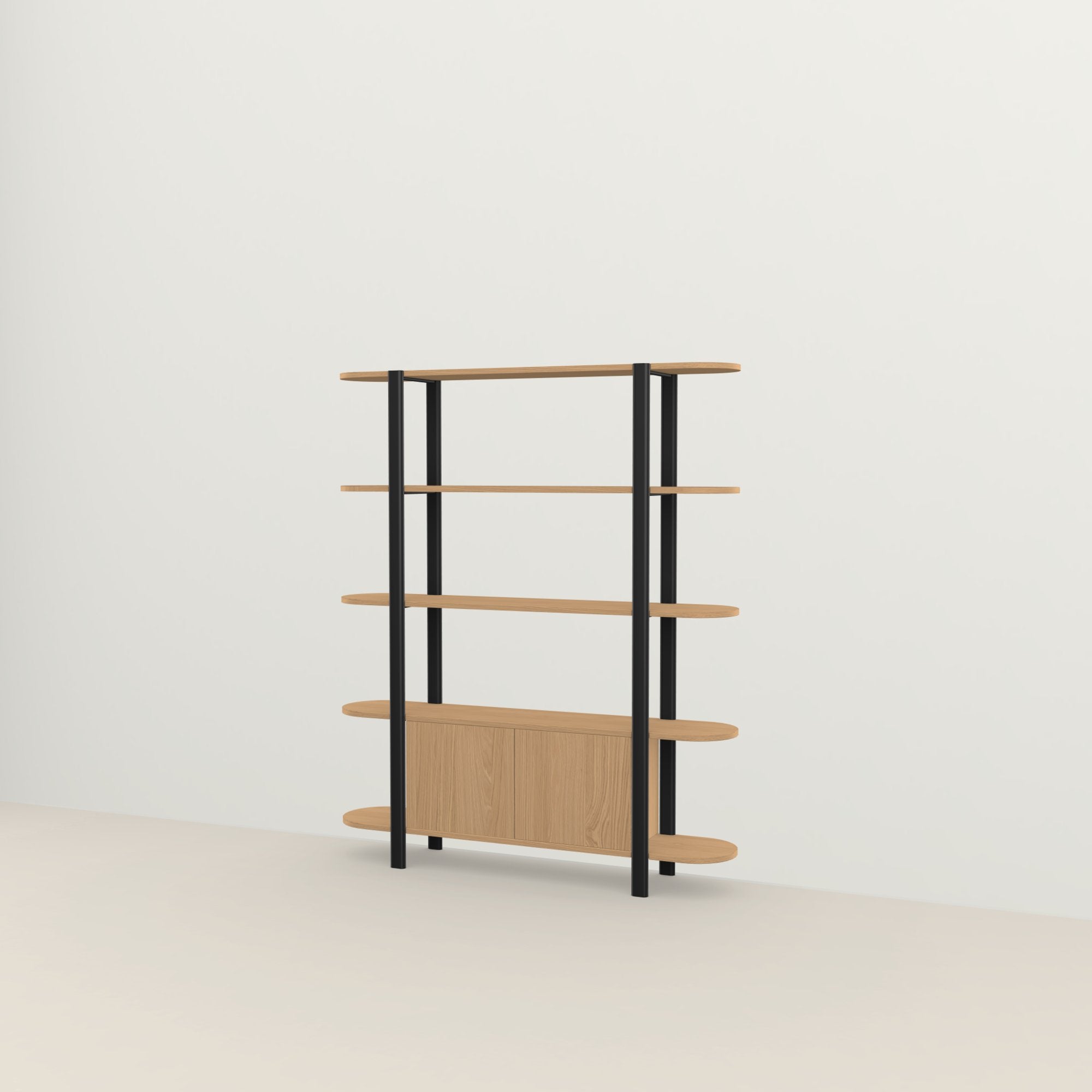 Studio Henk Oblique Cabinet - zwart frame - Oosterlinck Home