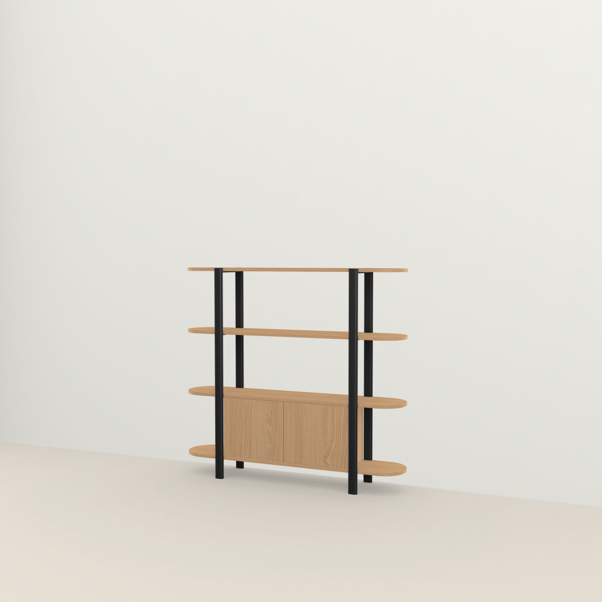 Studio Henk Oblique Cabinet - zwart frame - Oosterlinck Home