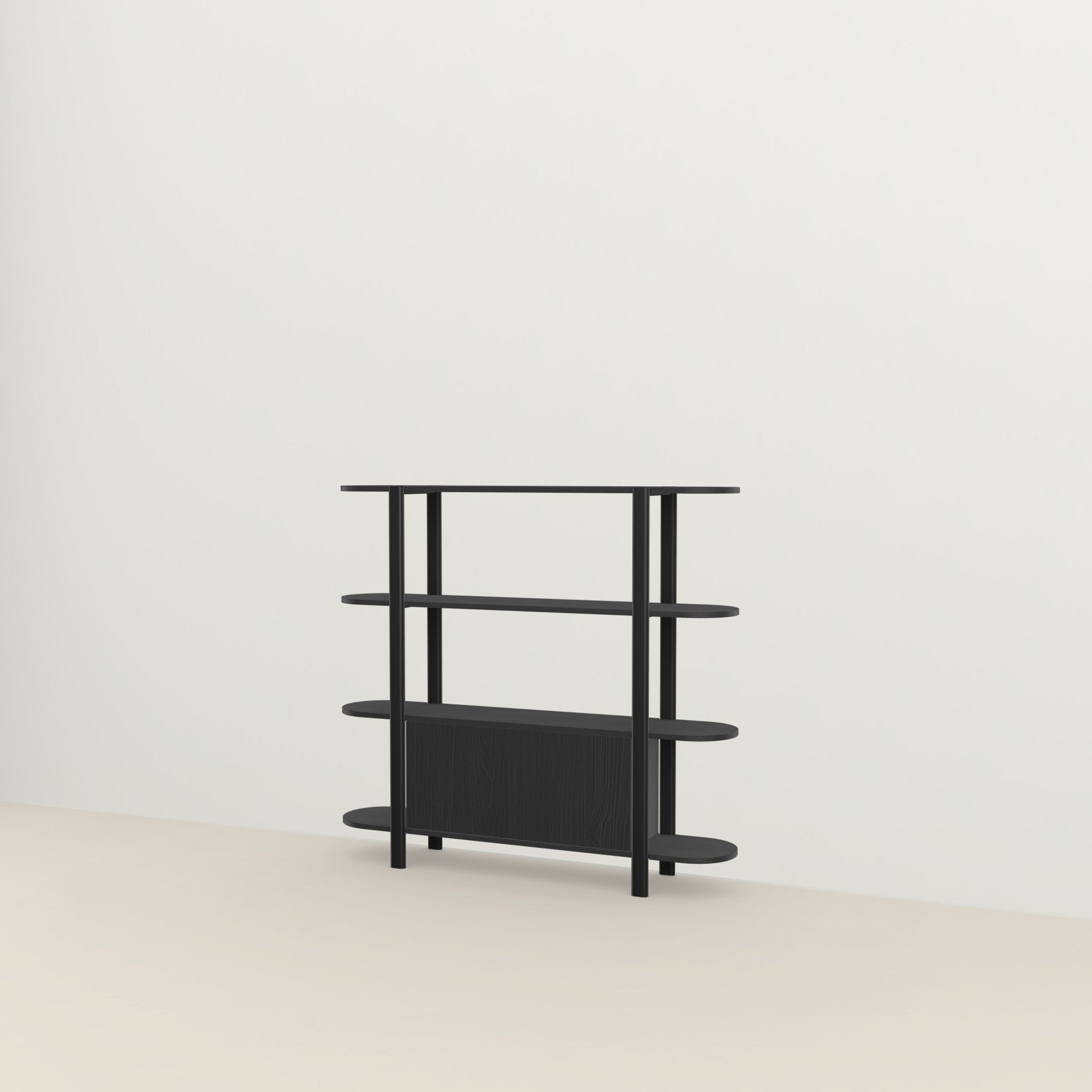 Studio Henk Oblique Cabinet - zwart frame - Oosterlinck Home