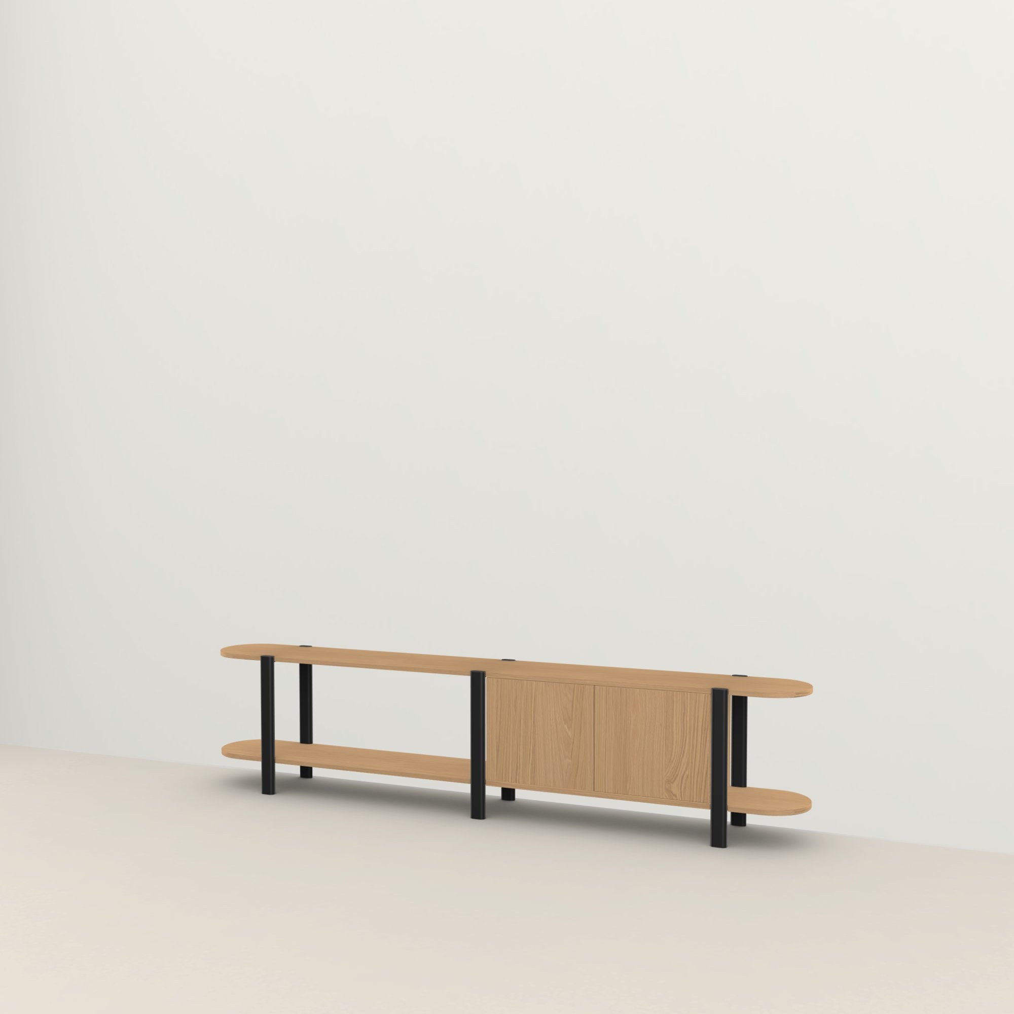 Studio Henk Oblique Cabinet - zwart frame - Oosterlinck Home