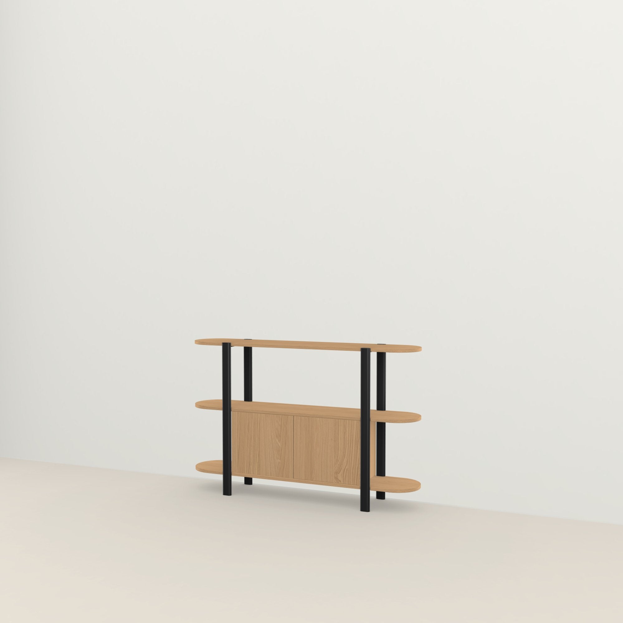 Studio Henk Oblique Cabinet - zwart frame - Oosterlinck Home