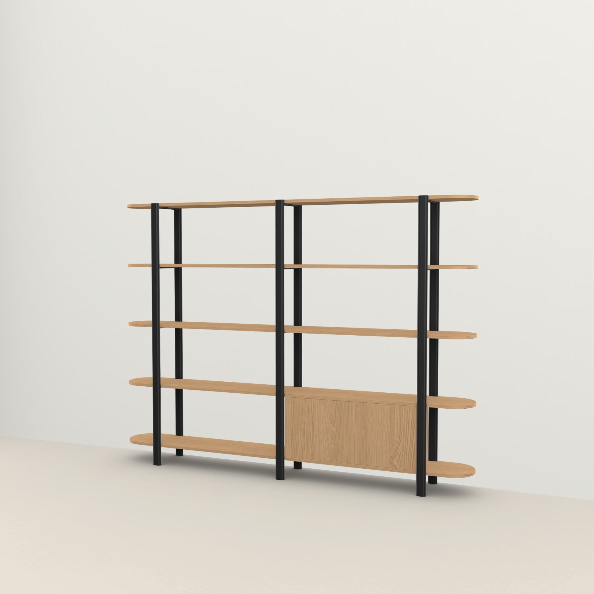 Studio Henk Oblique Cabinet - zwart frame - Oosterlinck Home