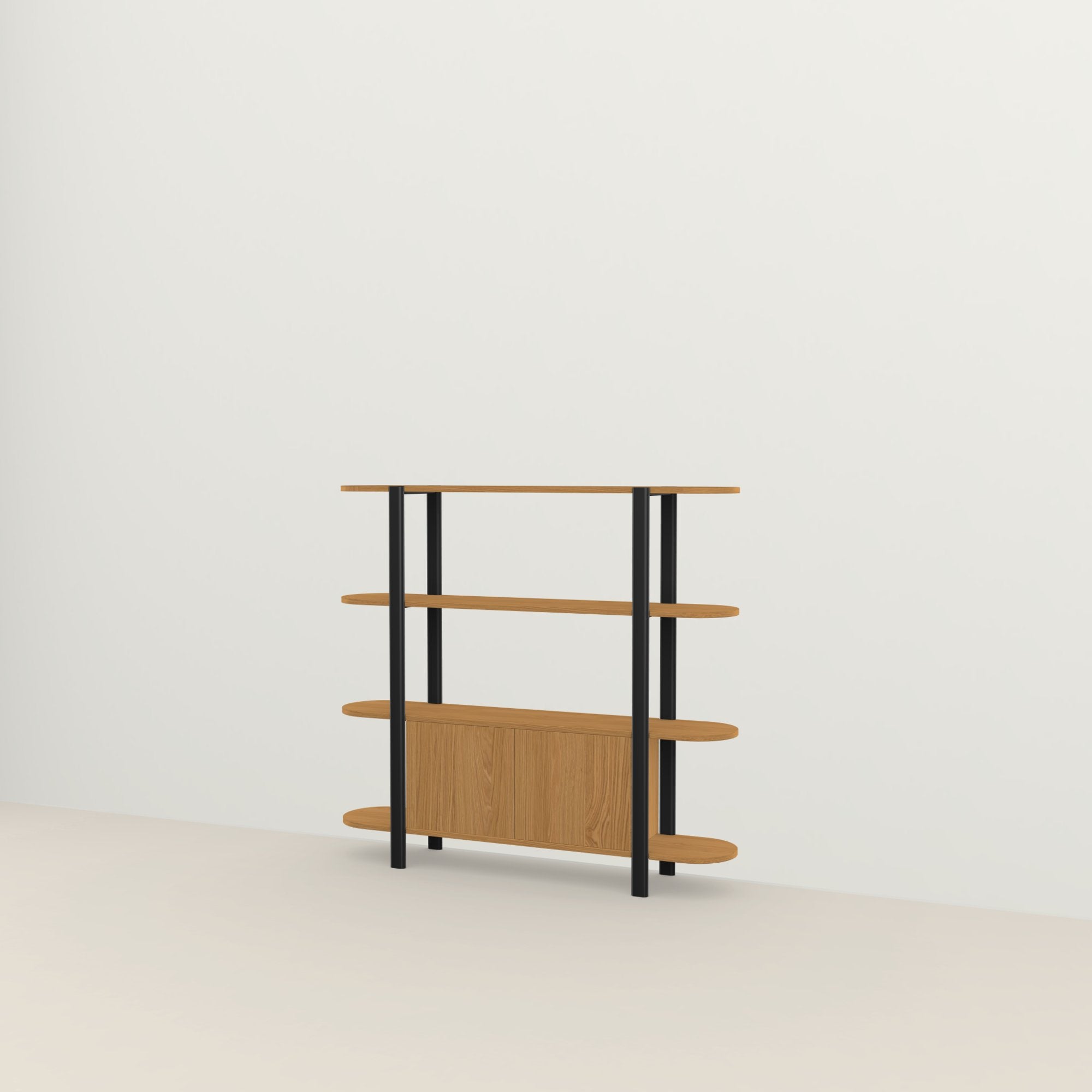 Studio Henk Oblique Cabinet - zwart frame - Oosterlinck Home