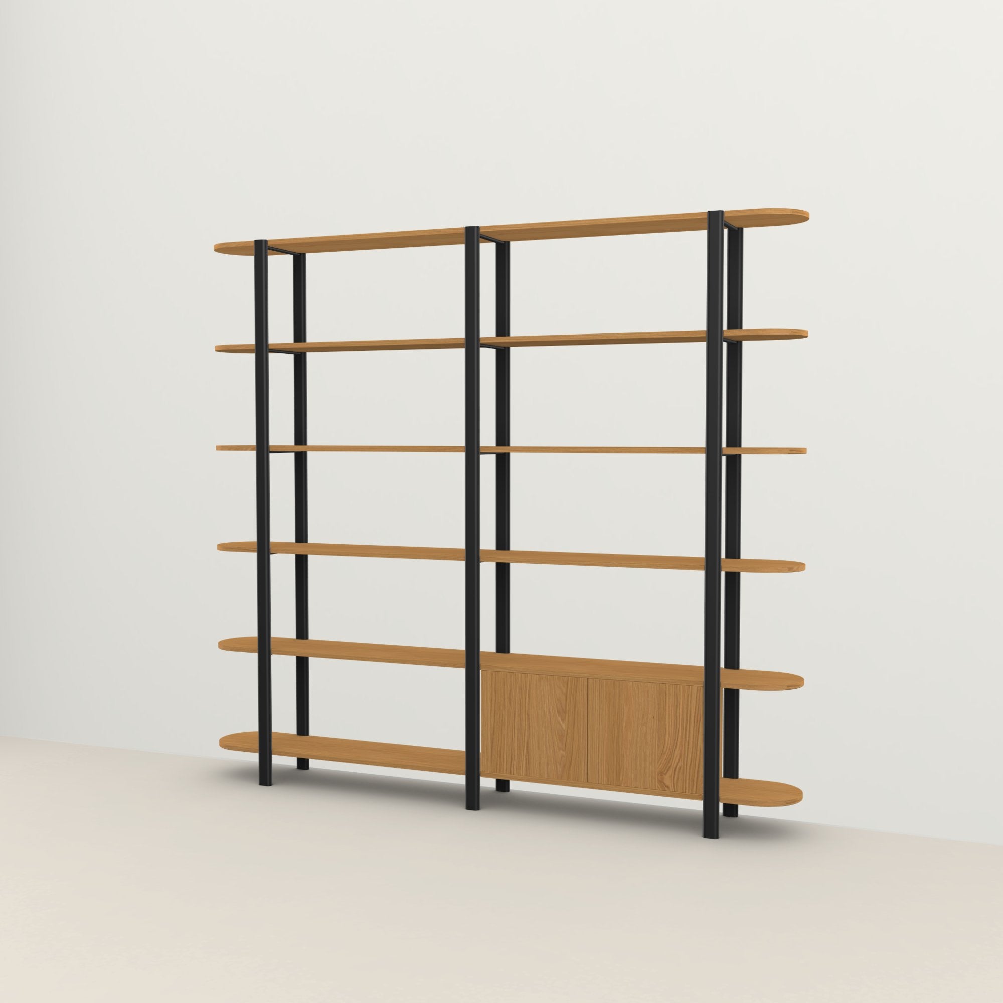 Studio Henk Oblique Cabinet - zwart frame - Oosterlinck Home