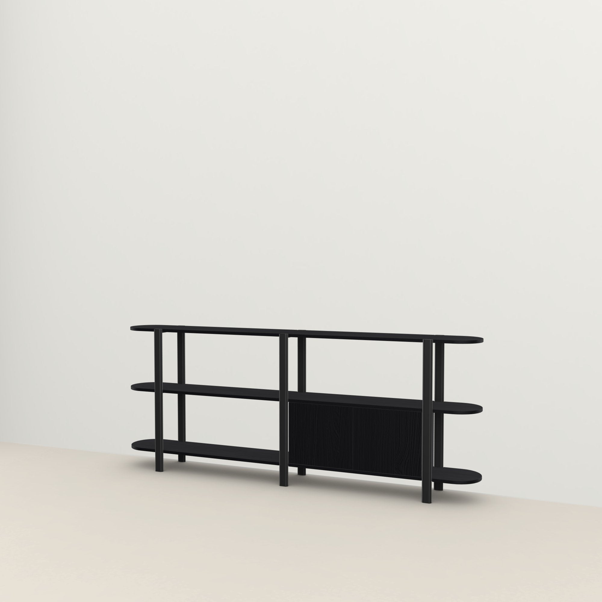 Studio Henk Oblique Cabinet - zwart frame - Oosterlinck Home