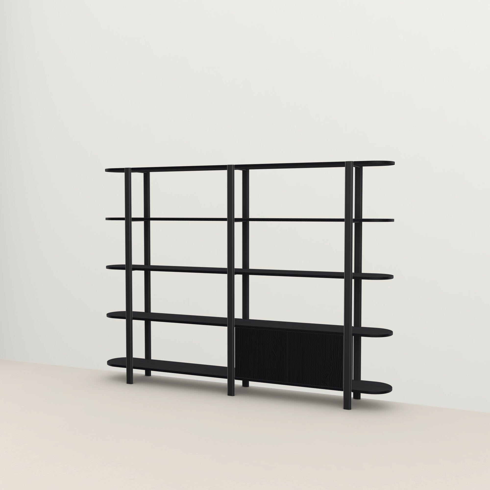 Studio Henk Oblique Cabinet - zwart frame - Oosterlinck Home