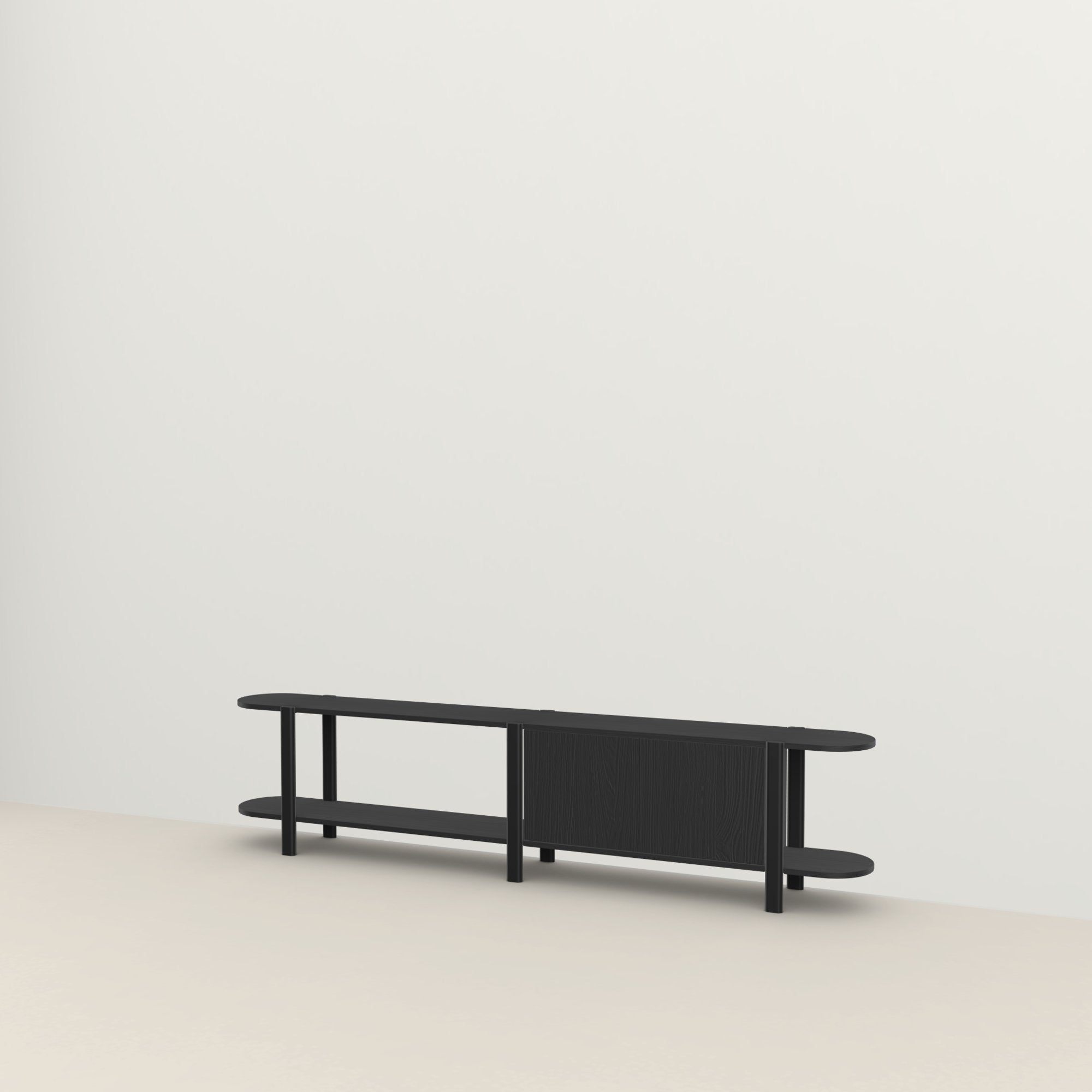 Studio Henk Oblique Cabinet - zwart frame - Oosterlinck Home