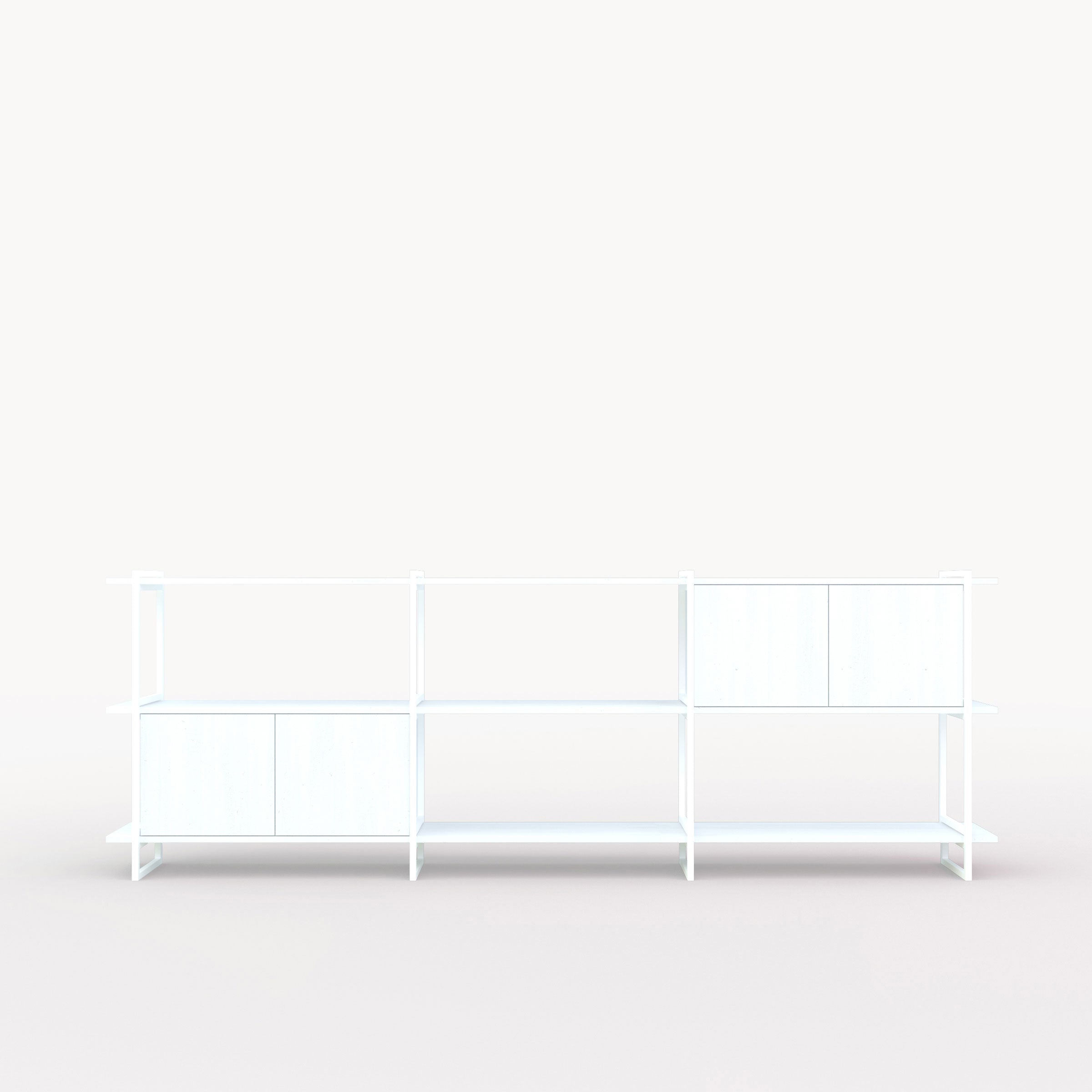 Studio Henk Modular Cabinet MC-3L - wit frame - verschillende breedtes - Oosterlinck