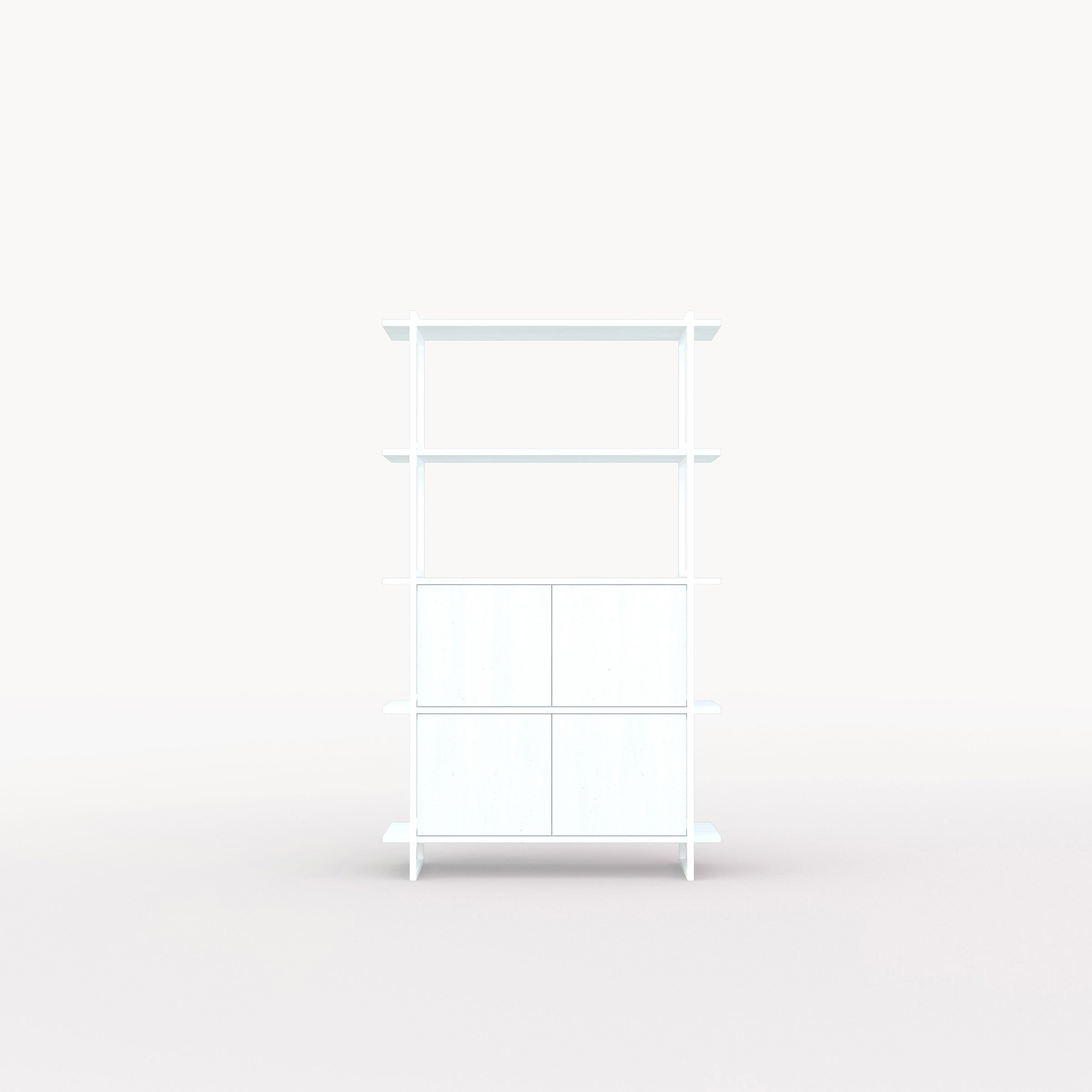 Studio Henk Modular Cabinet MC-5L - wit frame - verschillende breedtes - Oosterlinck