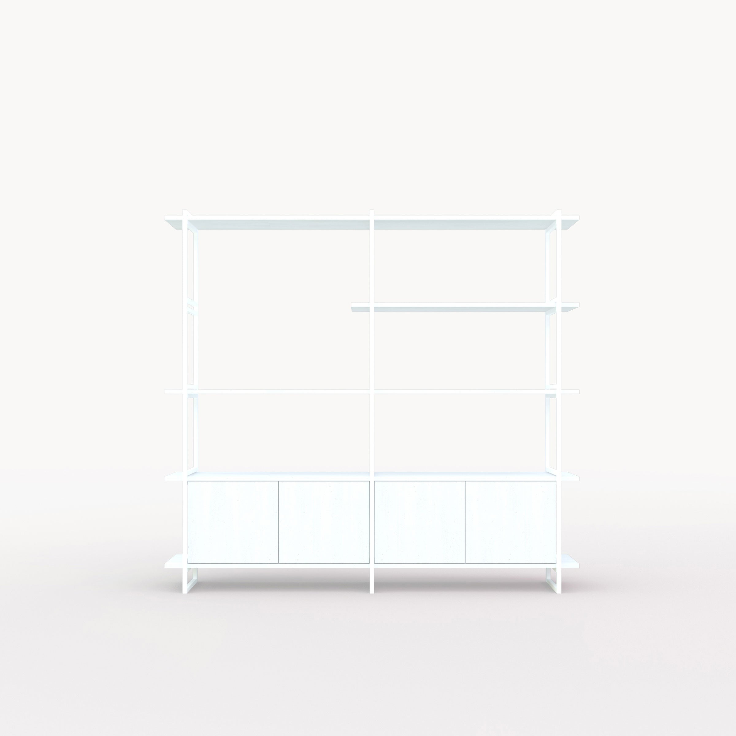 Studio Henk Modular Cabinet MC-5L - wit frame - verschillende breedtes - Oosterlinck