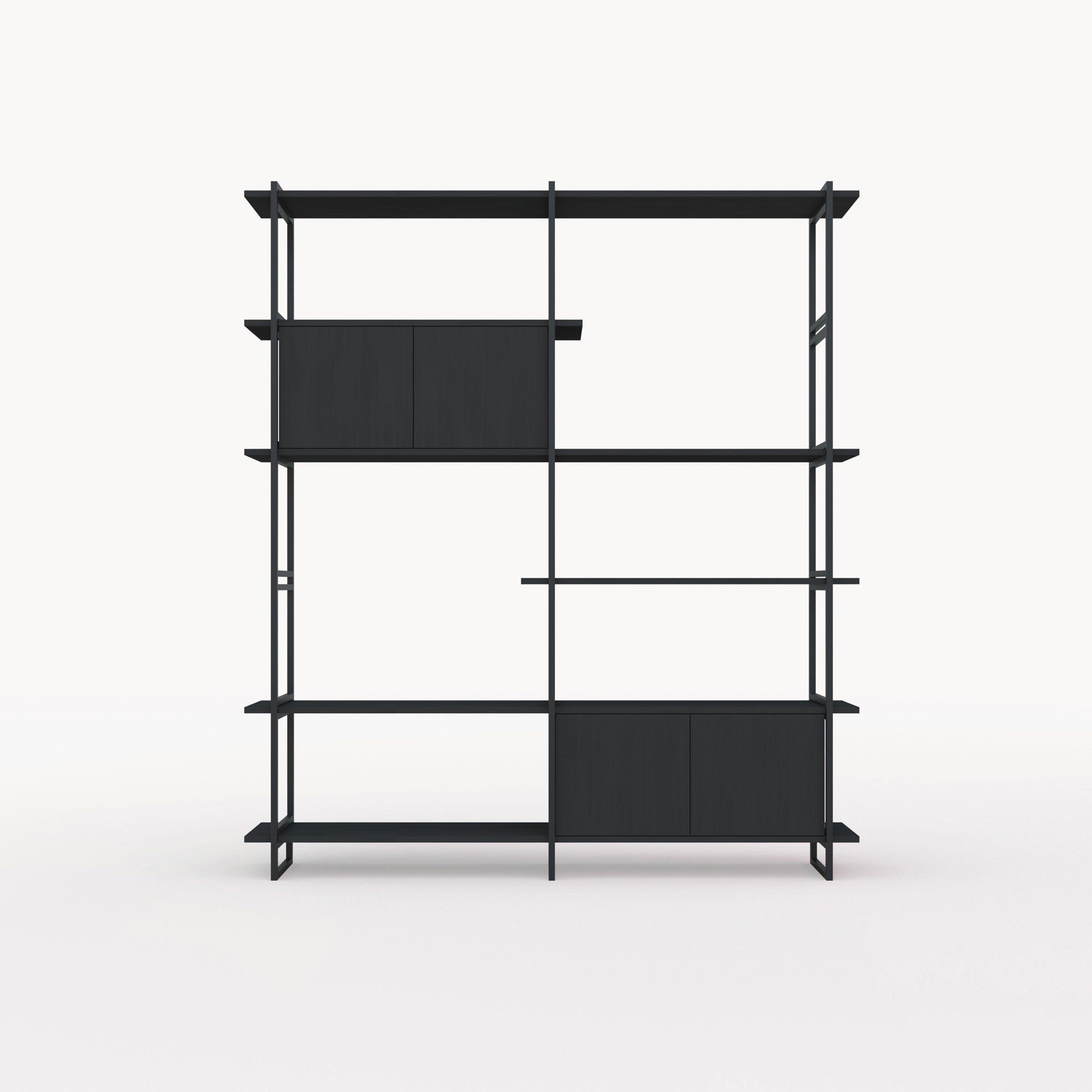 Studio Henk Modular Cabinet MC-6L - zwart frame - verschillende breedtes - Oosterlinck