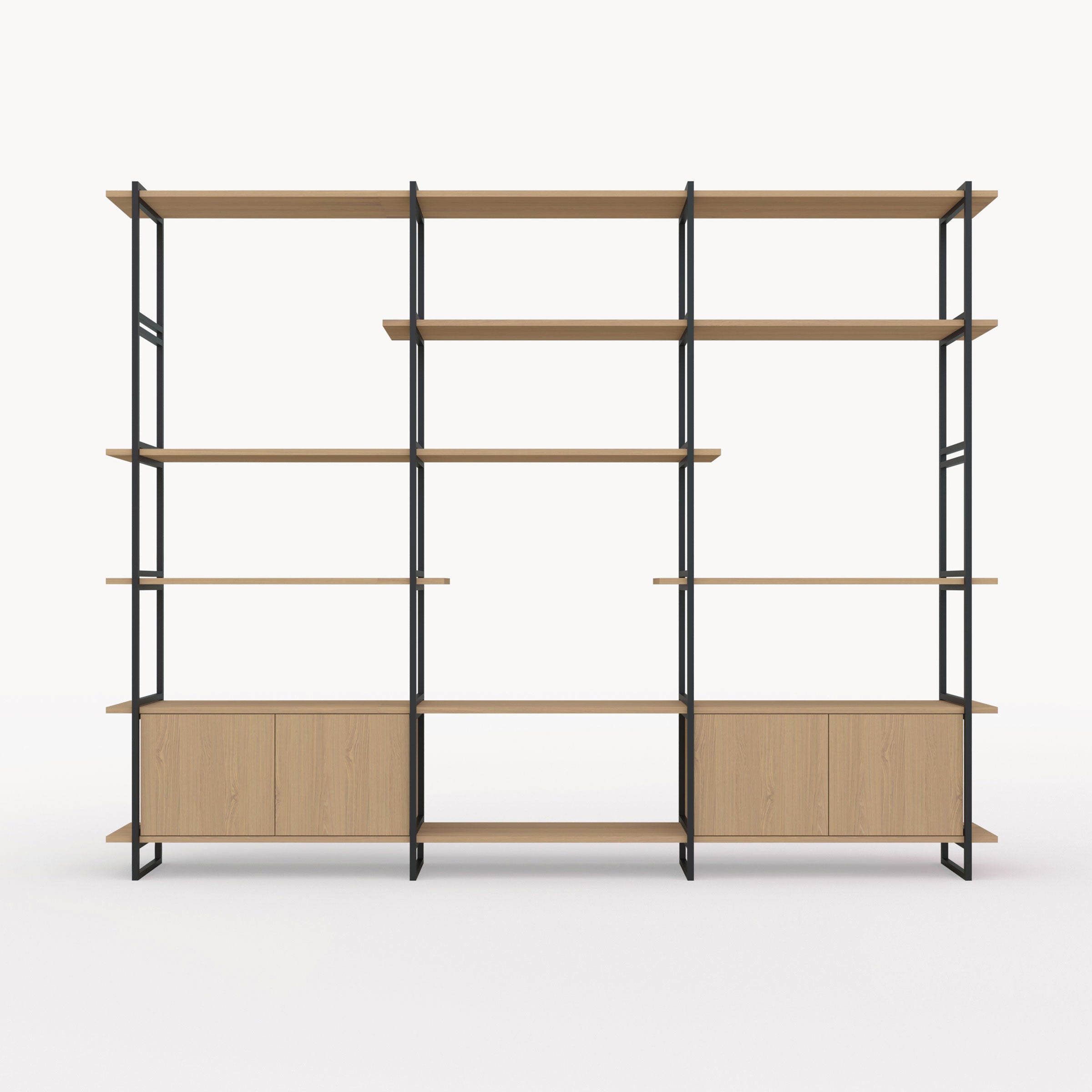 Studio Henk Modular Cabinet MC-6L - zwart frame - verschillende breedtes - Oosterlinck