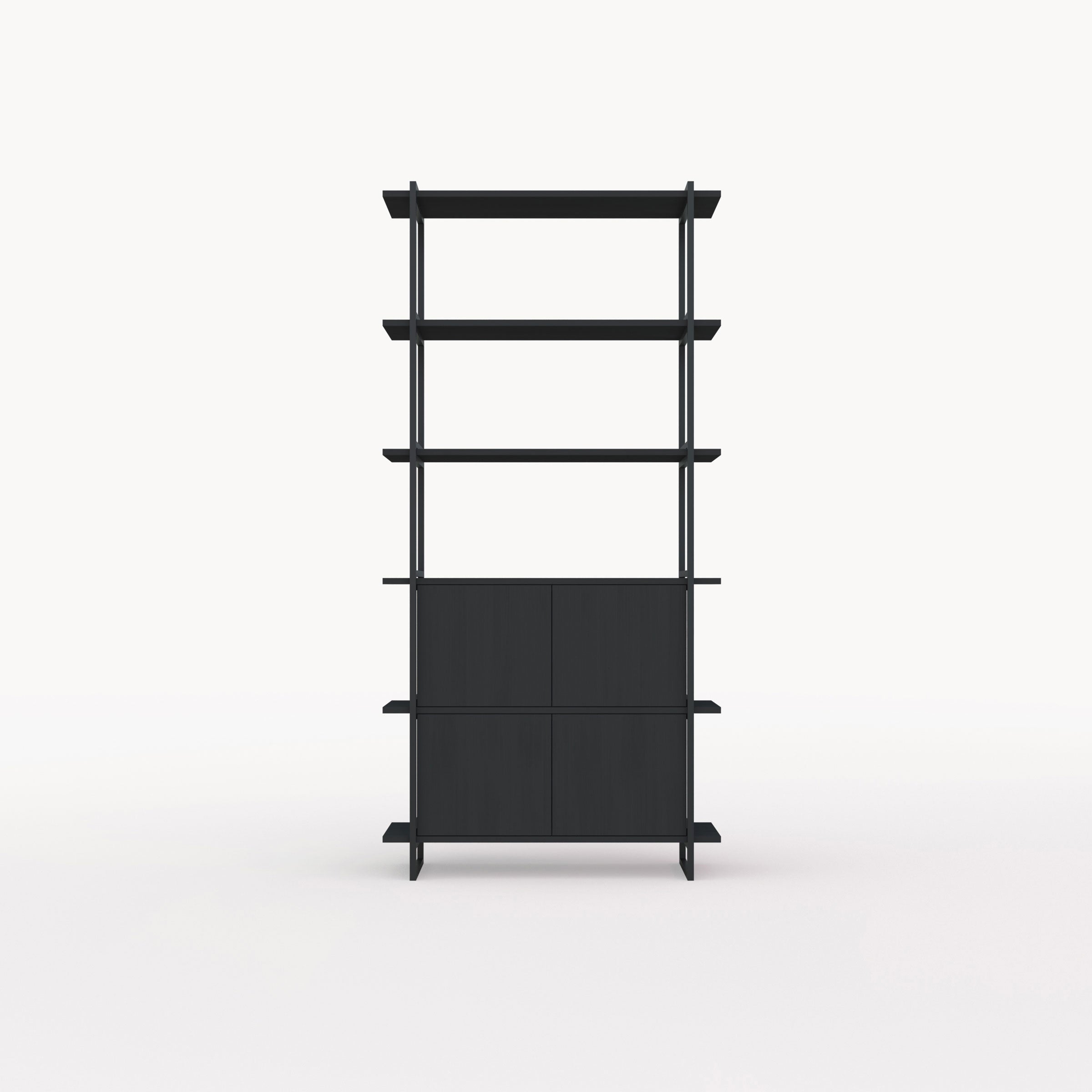 Studio Henk Modular Cabinet MC-6L - zwart frame - verschillende breedtes - Oosterlinck