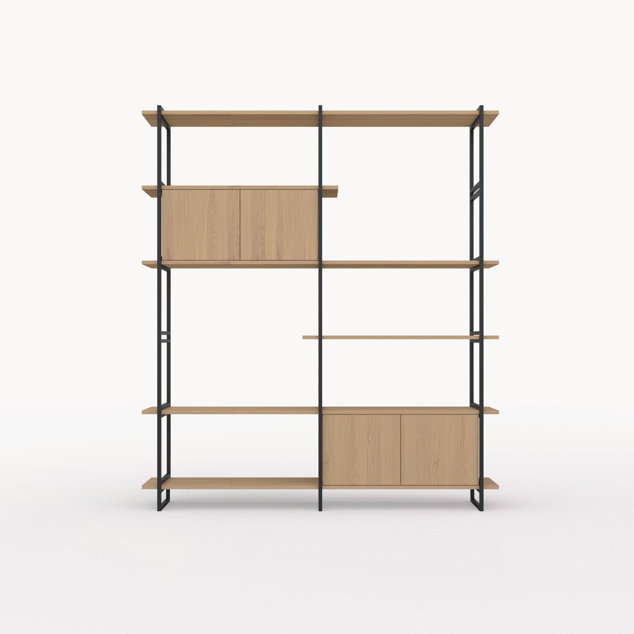 Studio Henk Modular Cabinet MC-6L - zwart frame - verschillende breedtes - Oosterlinck