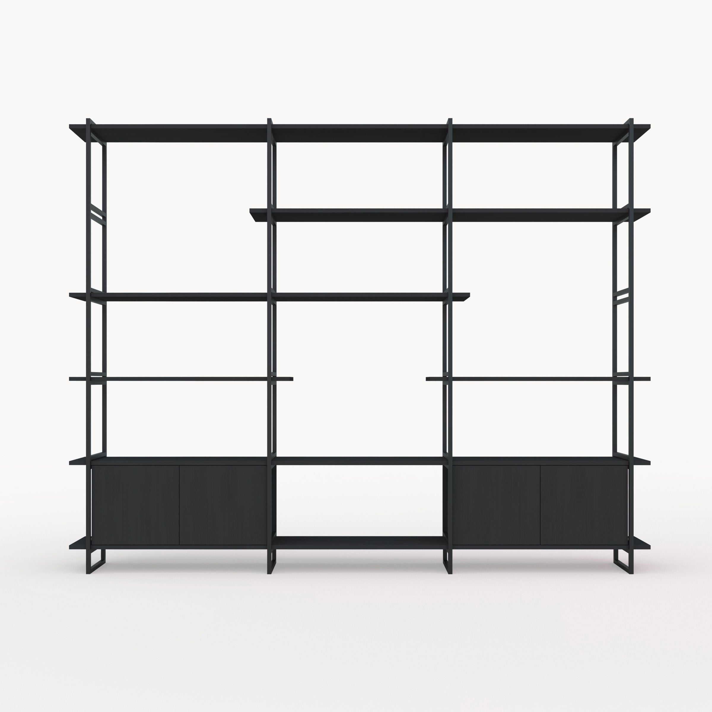 Studio Henk Modular Cabinet MC-6L - zwart frame - verschillende breedtes - Oosterlinck