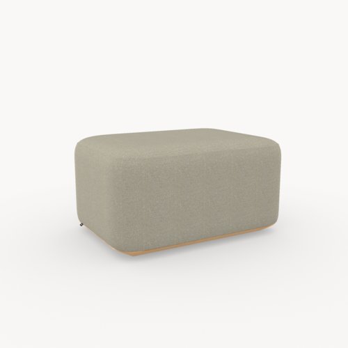 Studio Henk Poef Otto L - Kvadrat stoffering - Oosterlinck