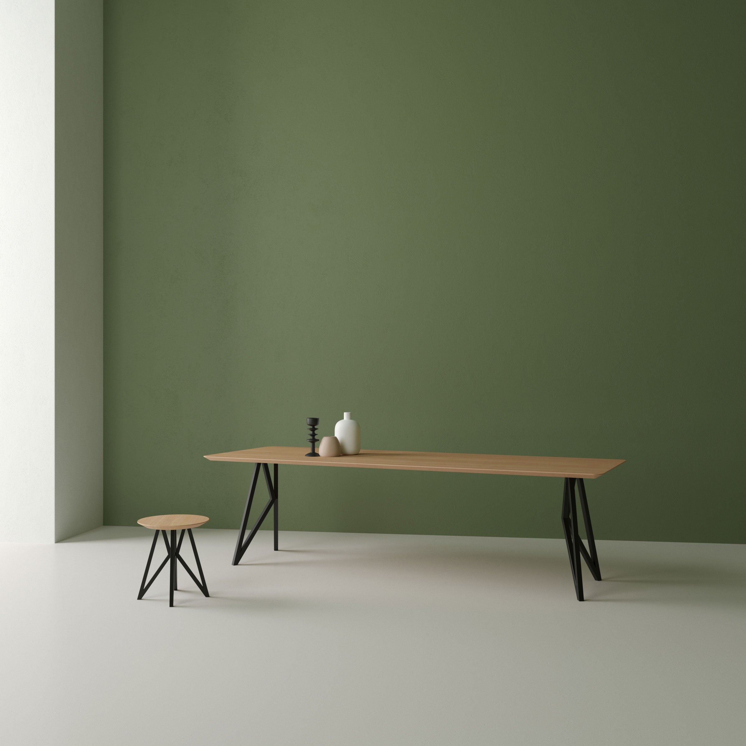 Studio Henk Butterfly salontafel - zwart onderstel - Oosterlinck