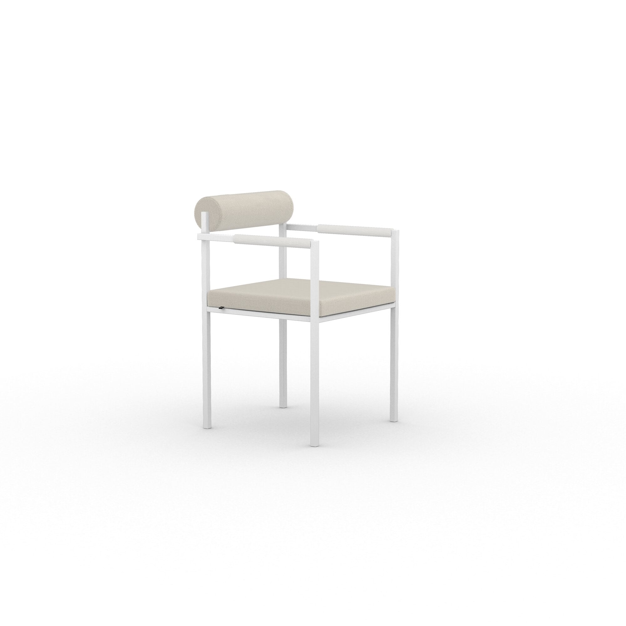 Studio Henk - Bolster chair met armleuning 5+1 GRATIS en wit frame - diverse stofferingen - Oosterlinck