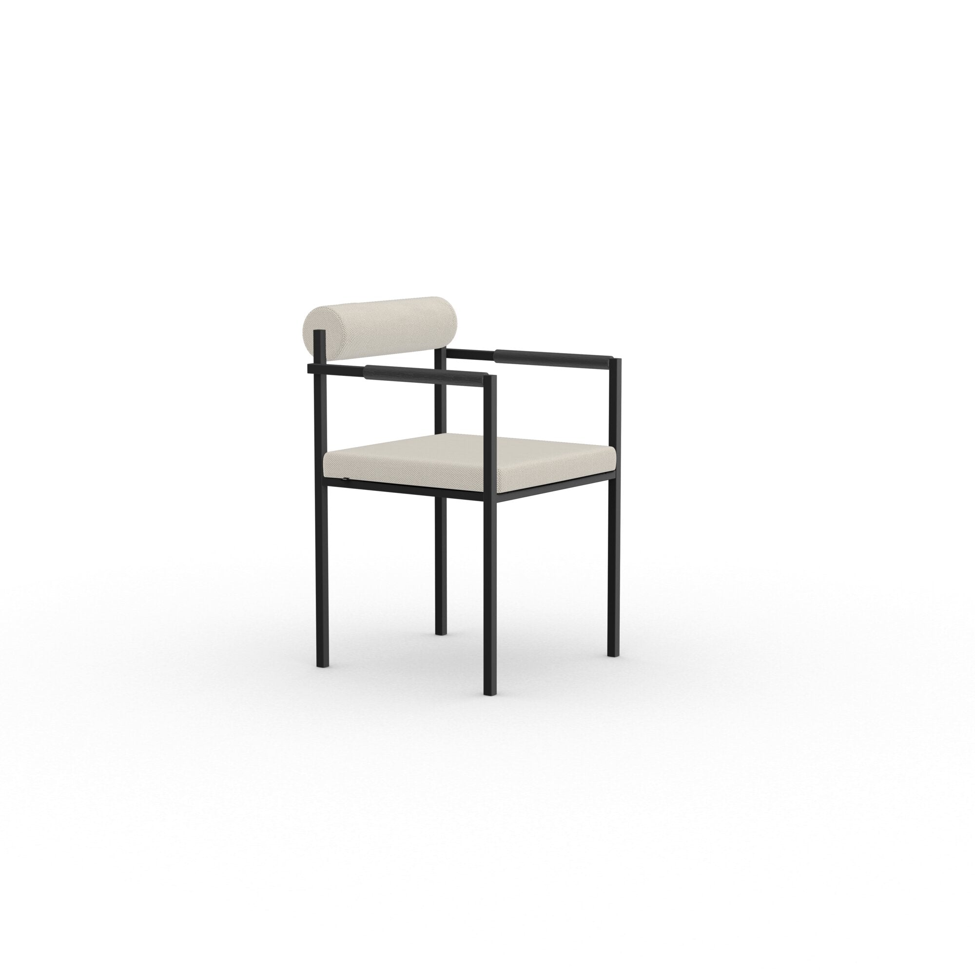 Studio Henk - Bolster chair met armleuning 5+1 GRATIS en zwart frame - diverse stofferingen - Oosterlinck