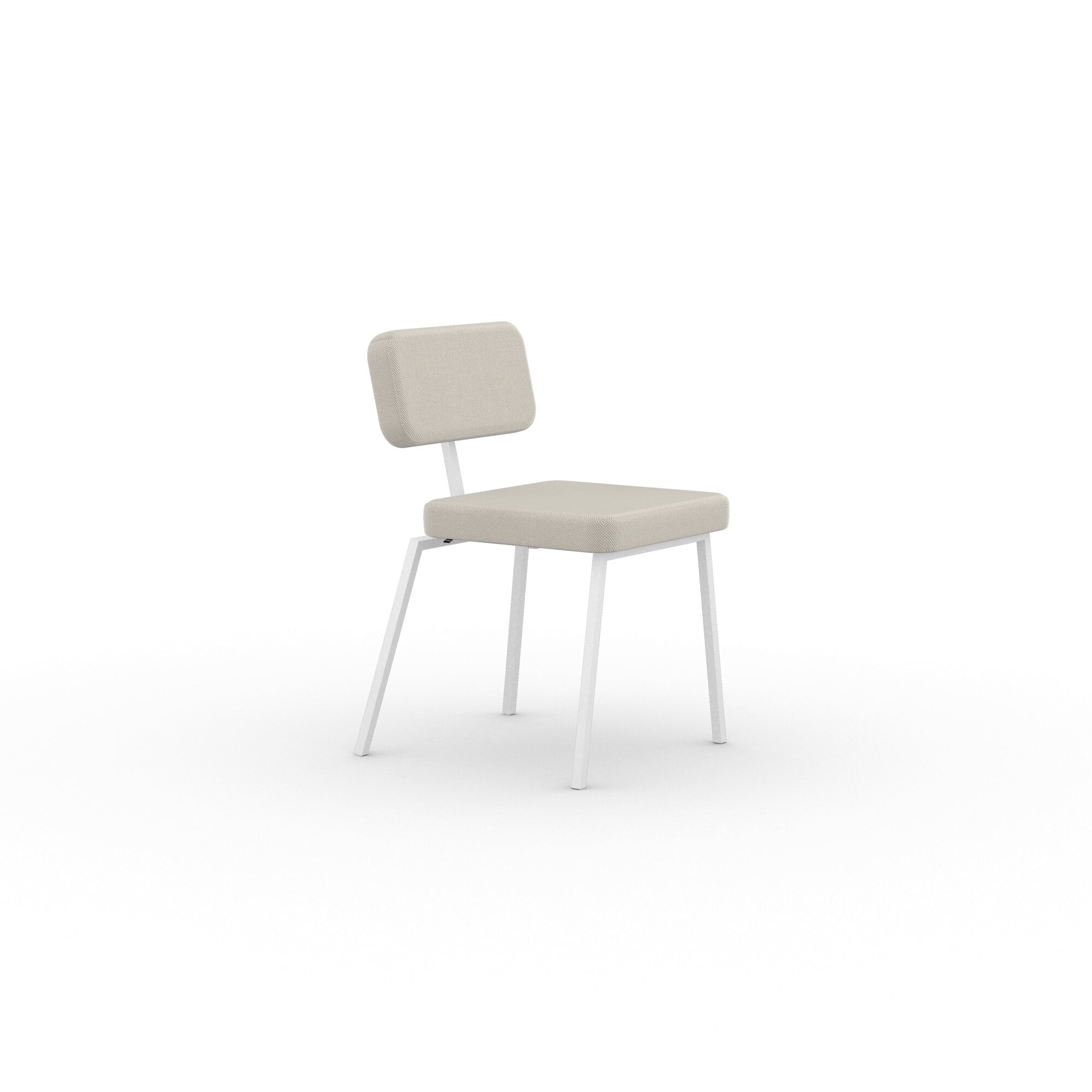Studio Henk - ODE stoel wit frame - diverse bekleding. - Oosterlinck