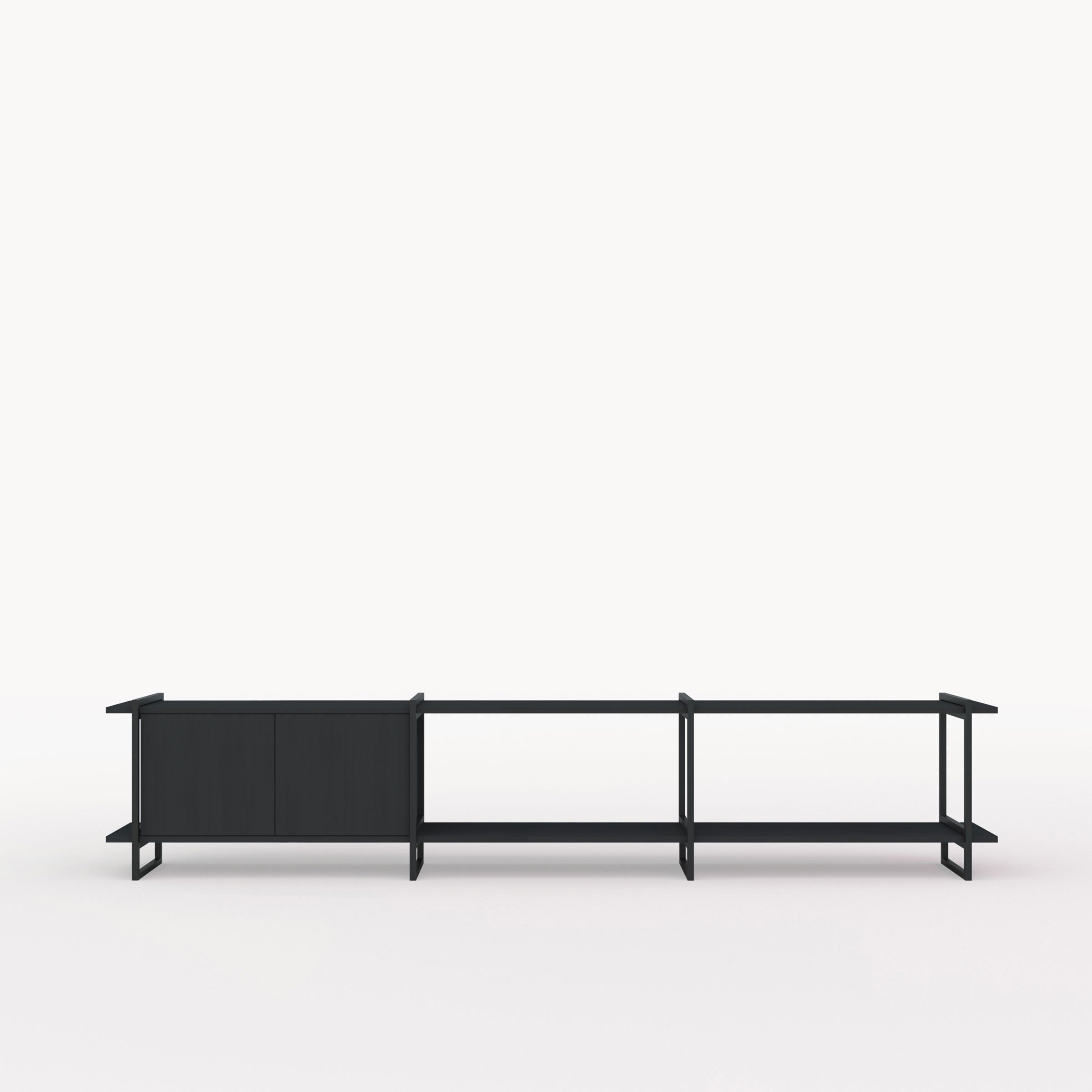 Studio Henk Modular Cabinet MC-2L - zwart frame - Oosterlinck