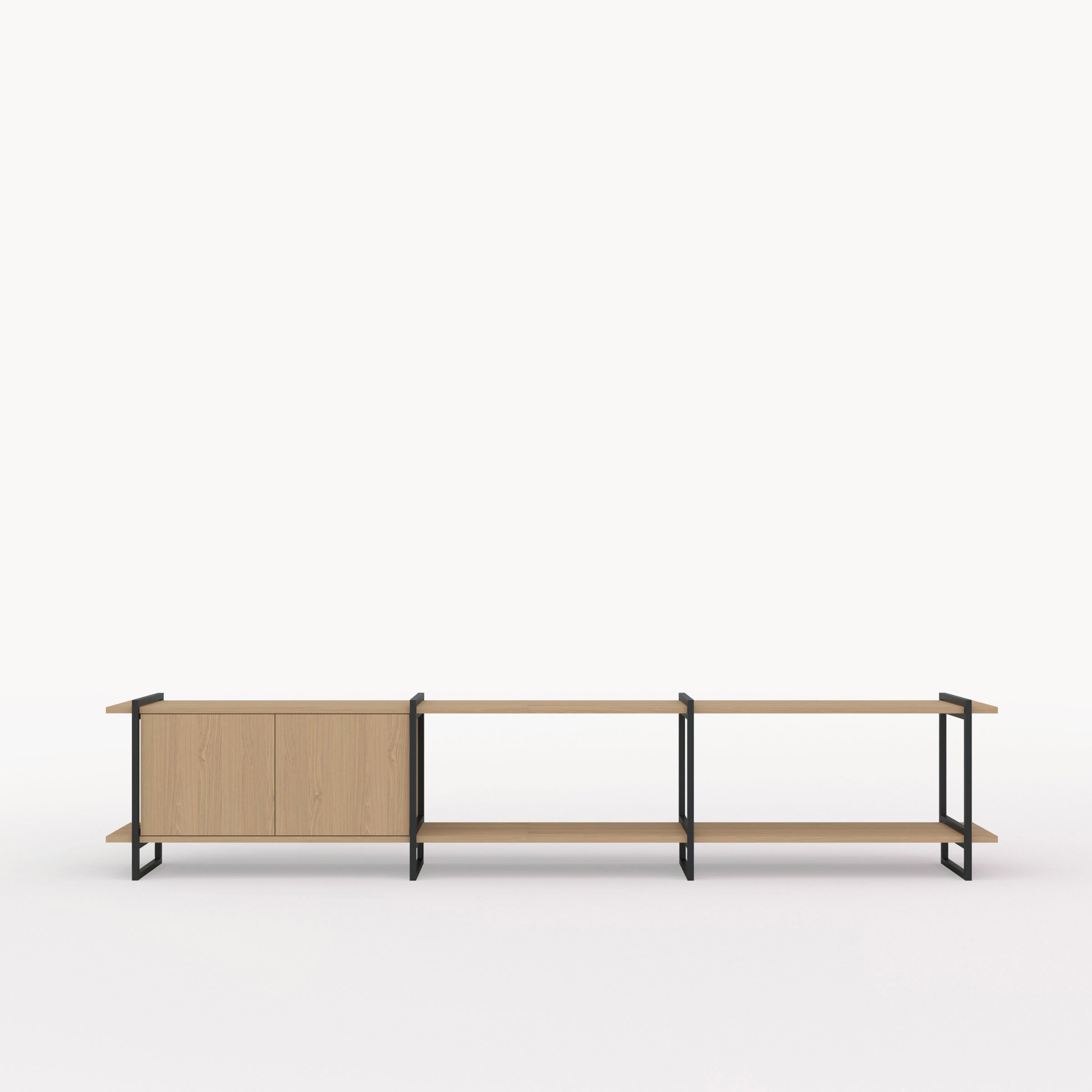 Studio Henk Modular Cabinet MC-2L - zwart frame - Oosterlinck