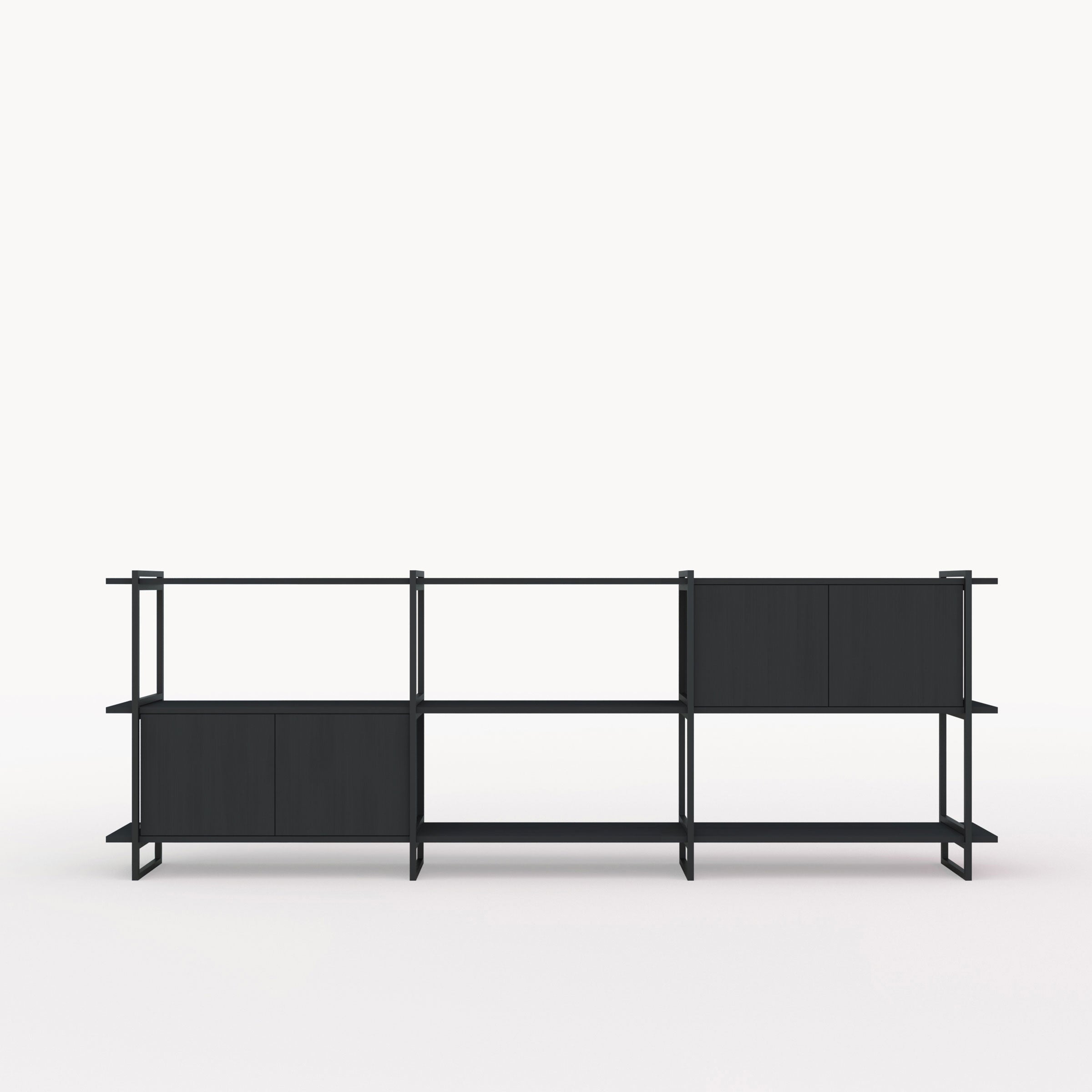 Studio Henk Modular Cabinet MC-3L - zwart frame - verschillende breedtes - Oosterlinck